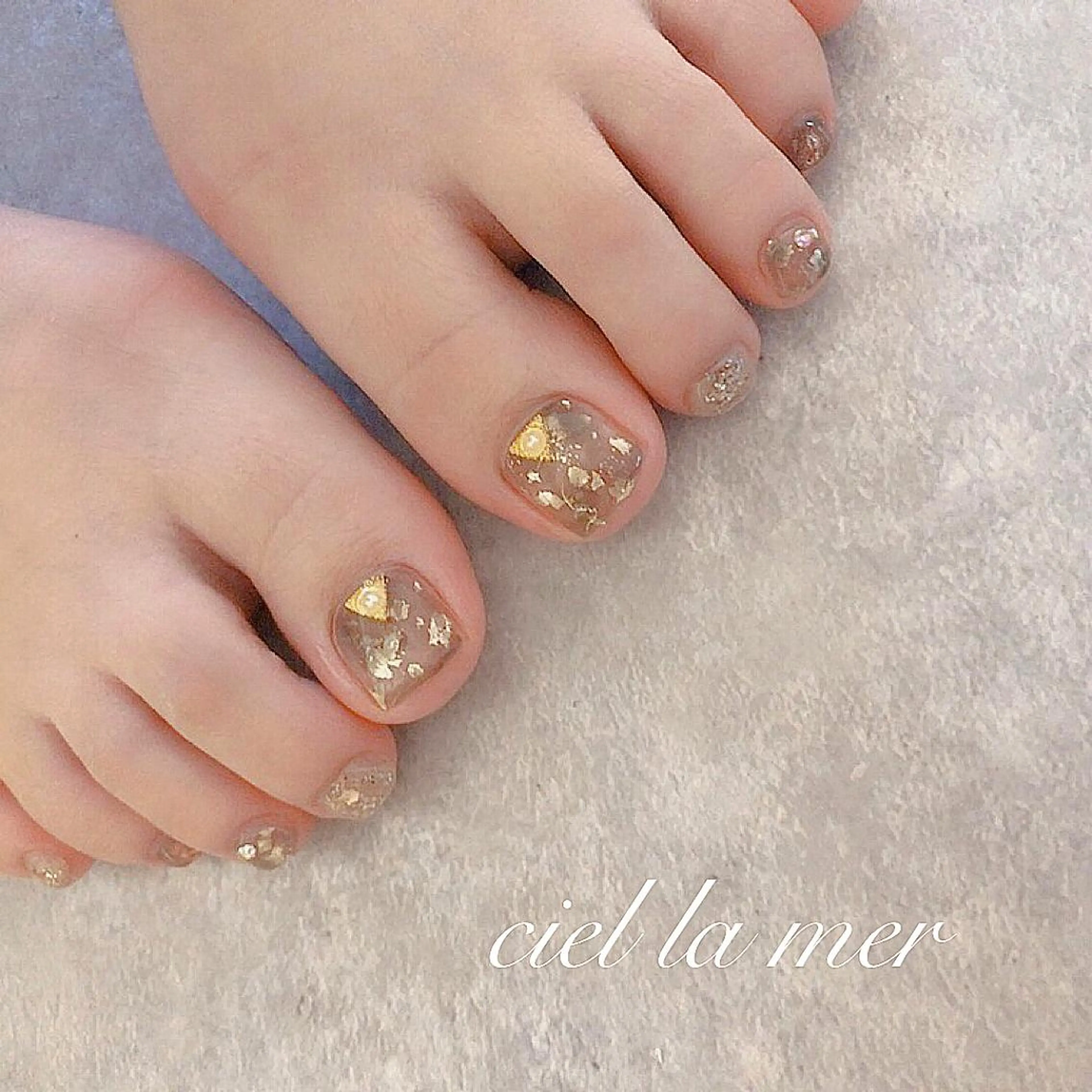 ネイル フットネイル ciel la merのネイルデザイン