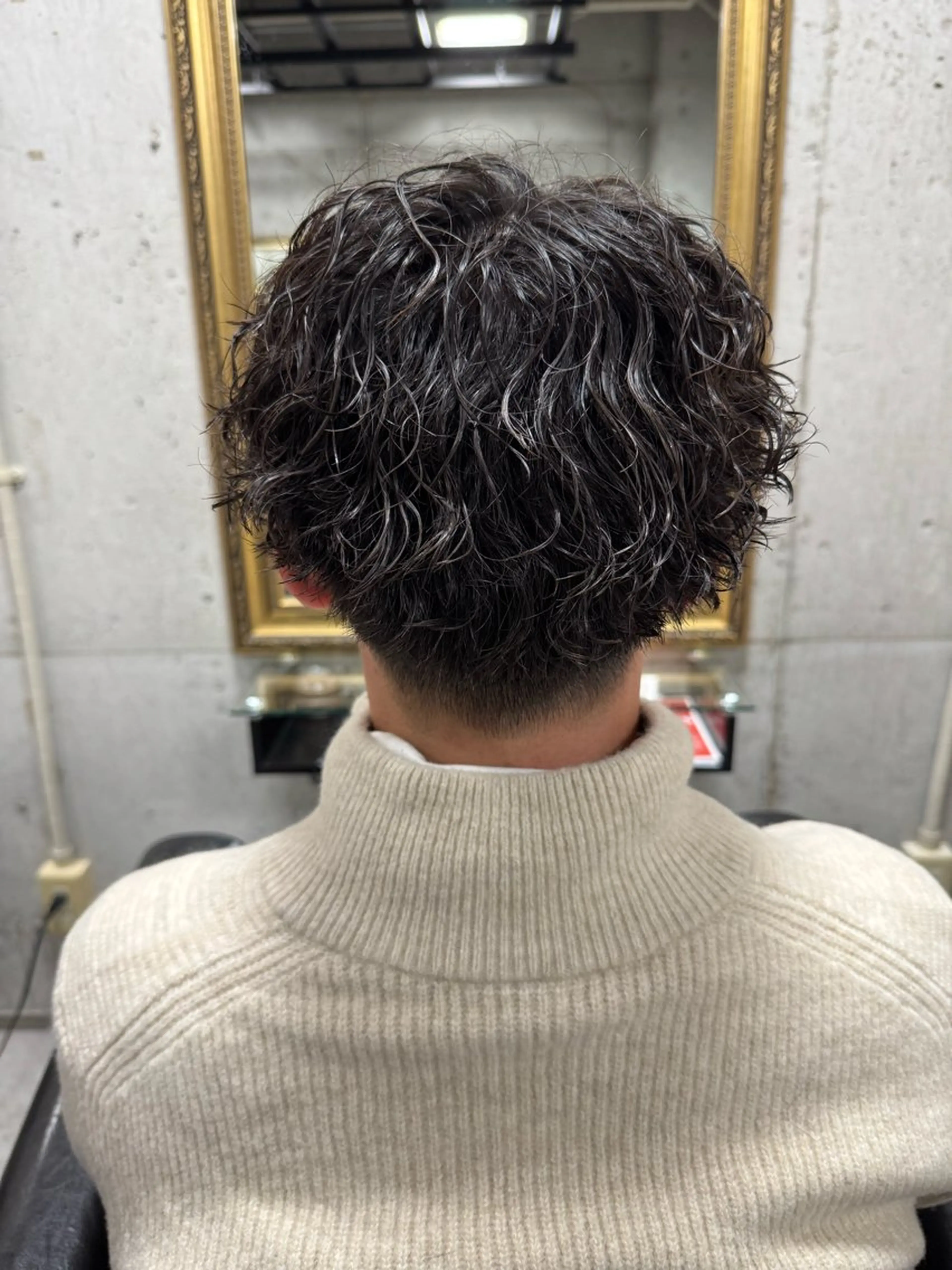 パーマ カット 福岡 拓実のヘアスタイル