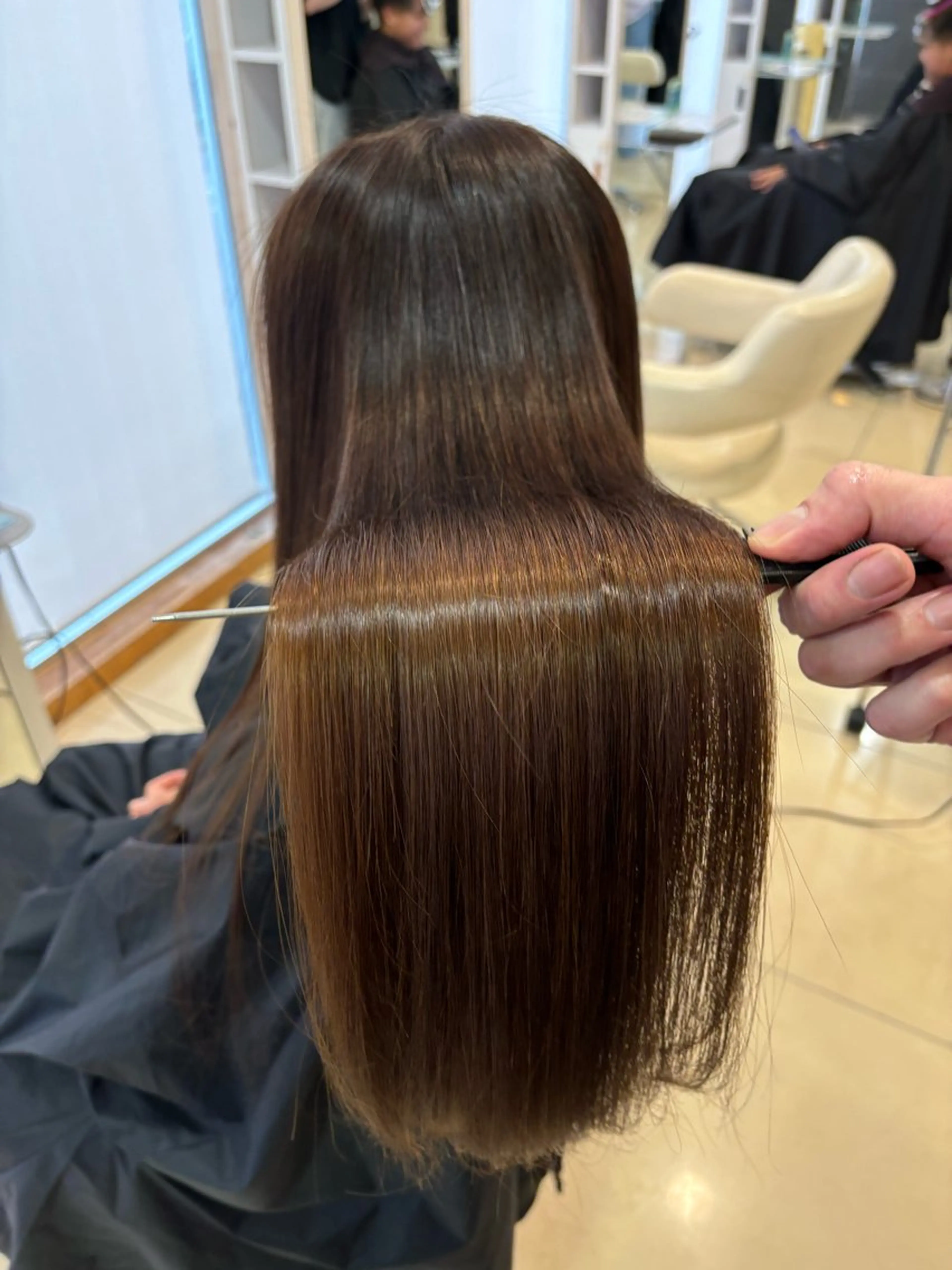 ロング 縮毛矯正 🎈カラーエステ 🎈通事  啓人のヘアスタイル