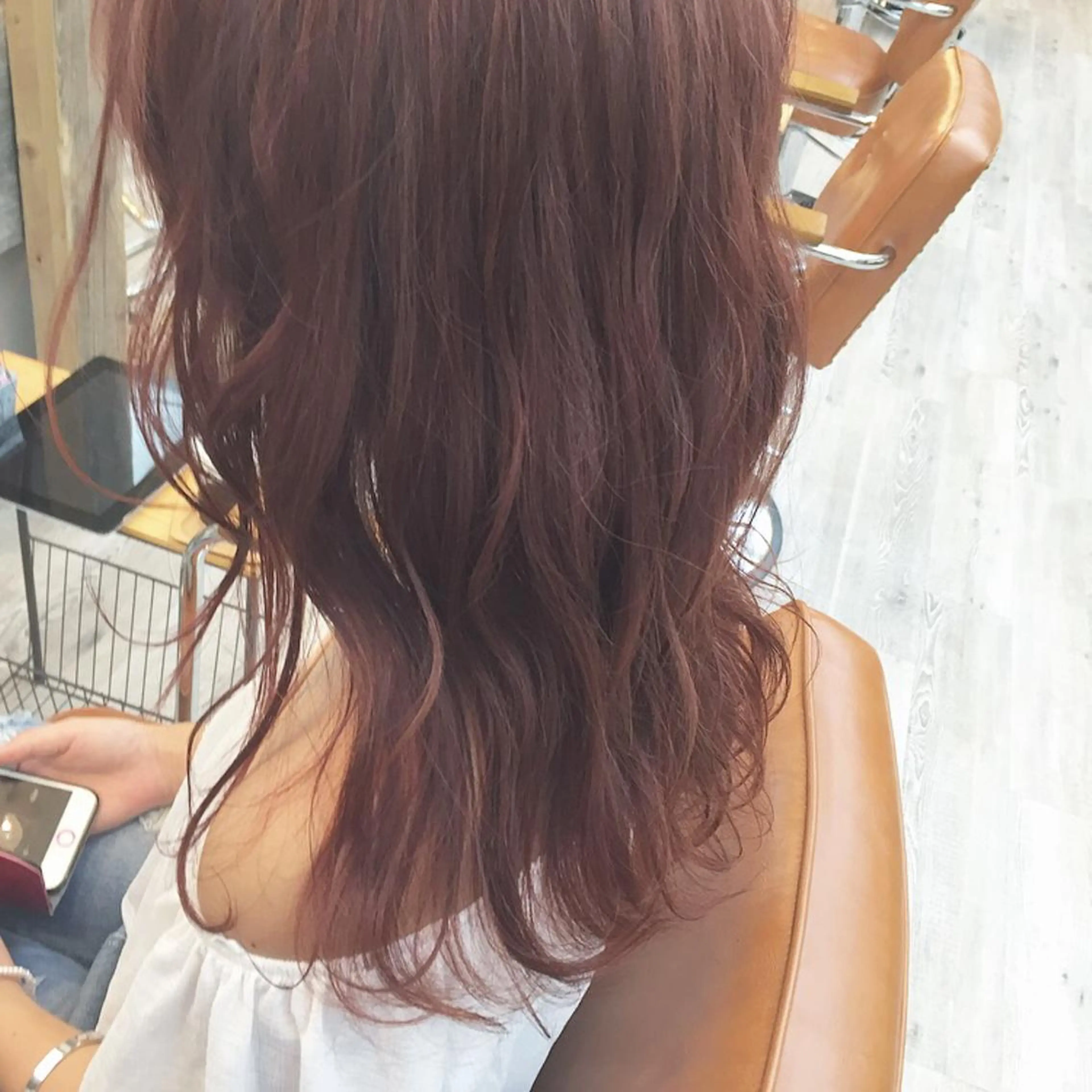 ロング カラー 前髪顔周り✂️店長 ❤️アマミヤ❤️のヘアスタイル