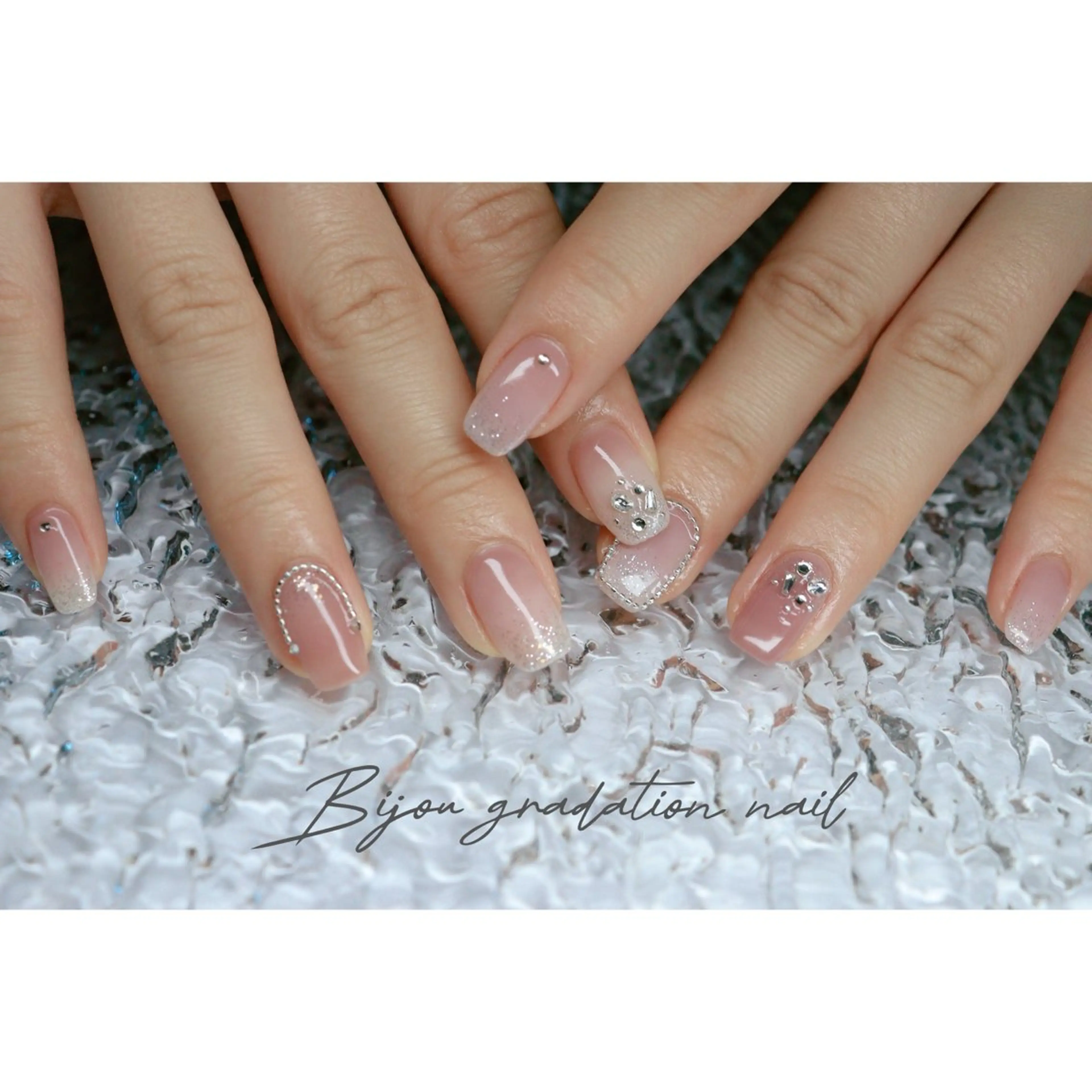 ネイル キラキラネイル ピンク ハンドネイル mapple nailのネイルデザイン
