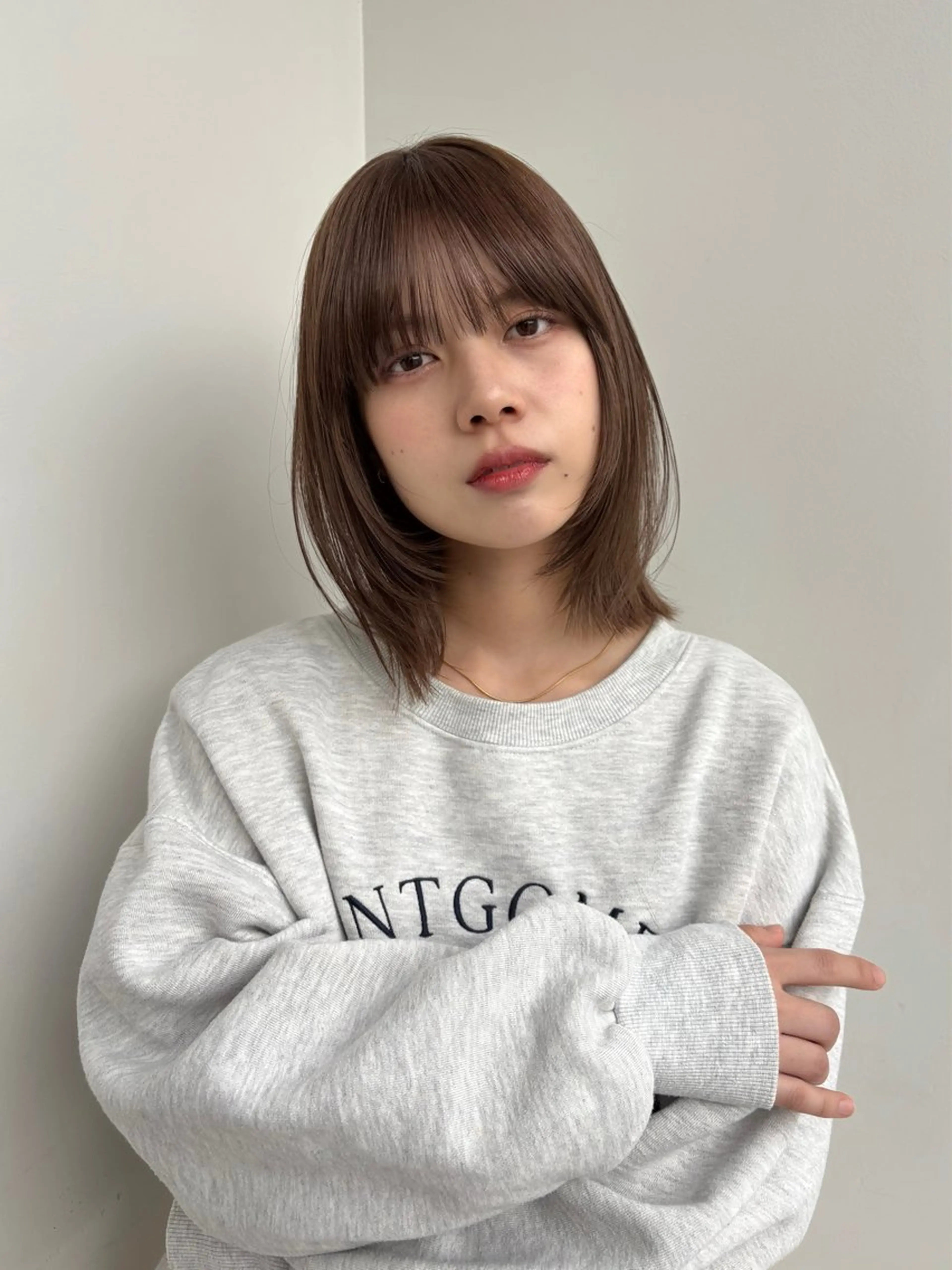 ショート 似合わせ/透明感 /レイヤー/りほ🤍のヘアスタイル