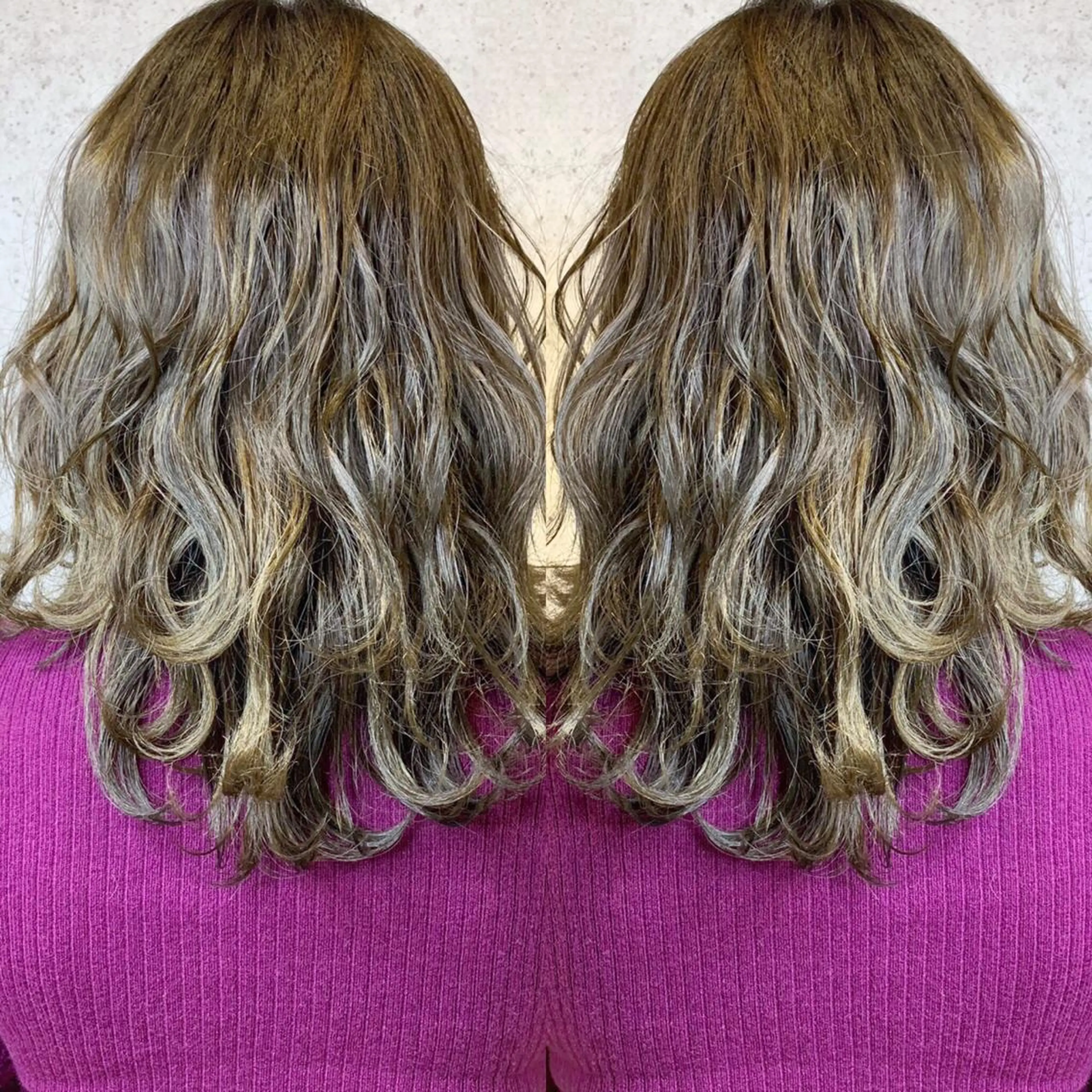 セミロング ヘアカラー トリートメント エリア人気No.1 美容室Ash西船橋のヘアスタイル