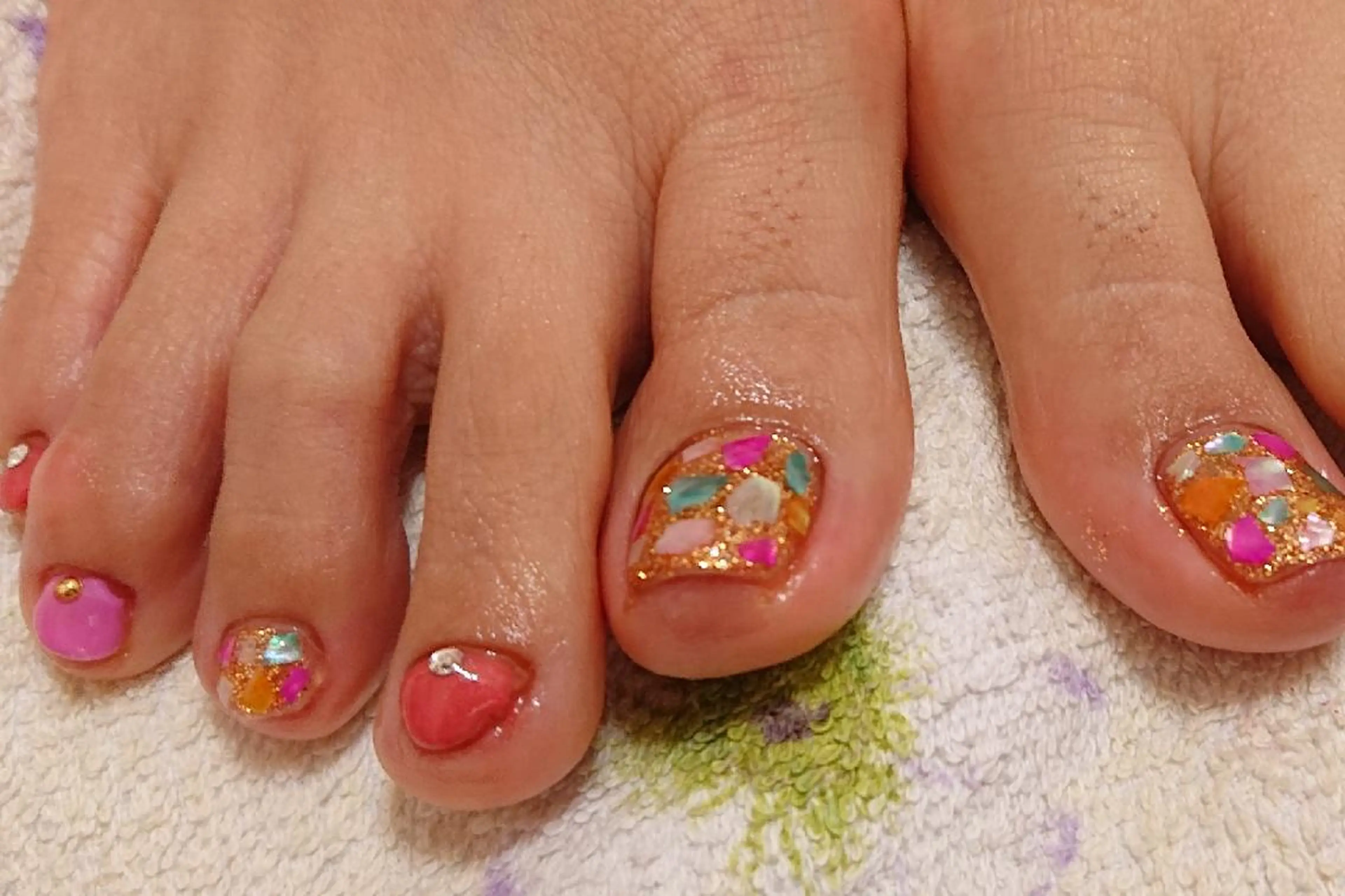 ネイル アートネイル フットネイル ジェルネイル あんきち    のネイルデザイン