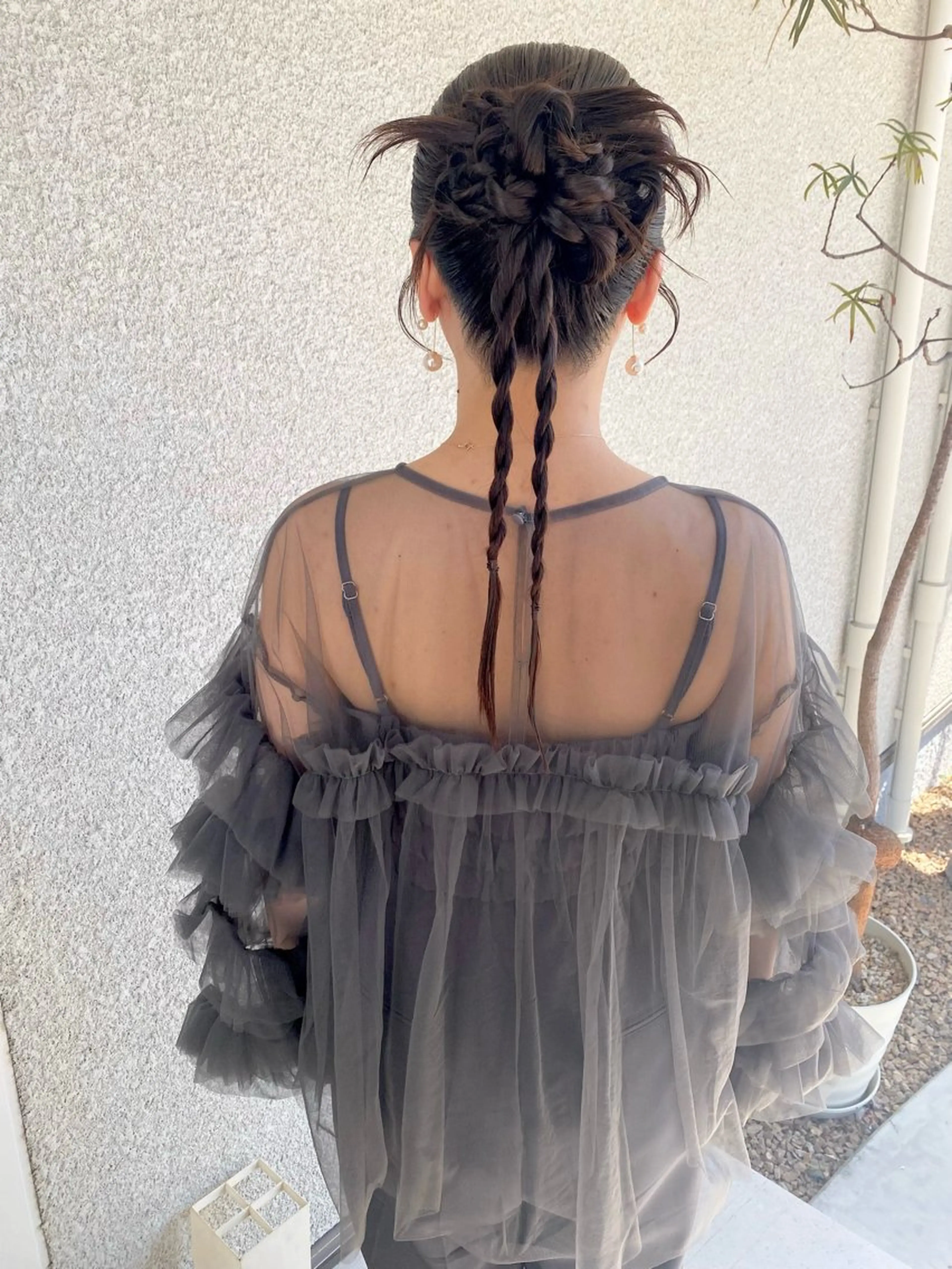 ヘアアレンジ ヘアセット 桑原 菜摘のヘアスタイル