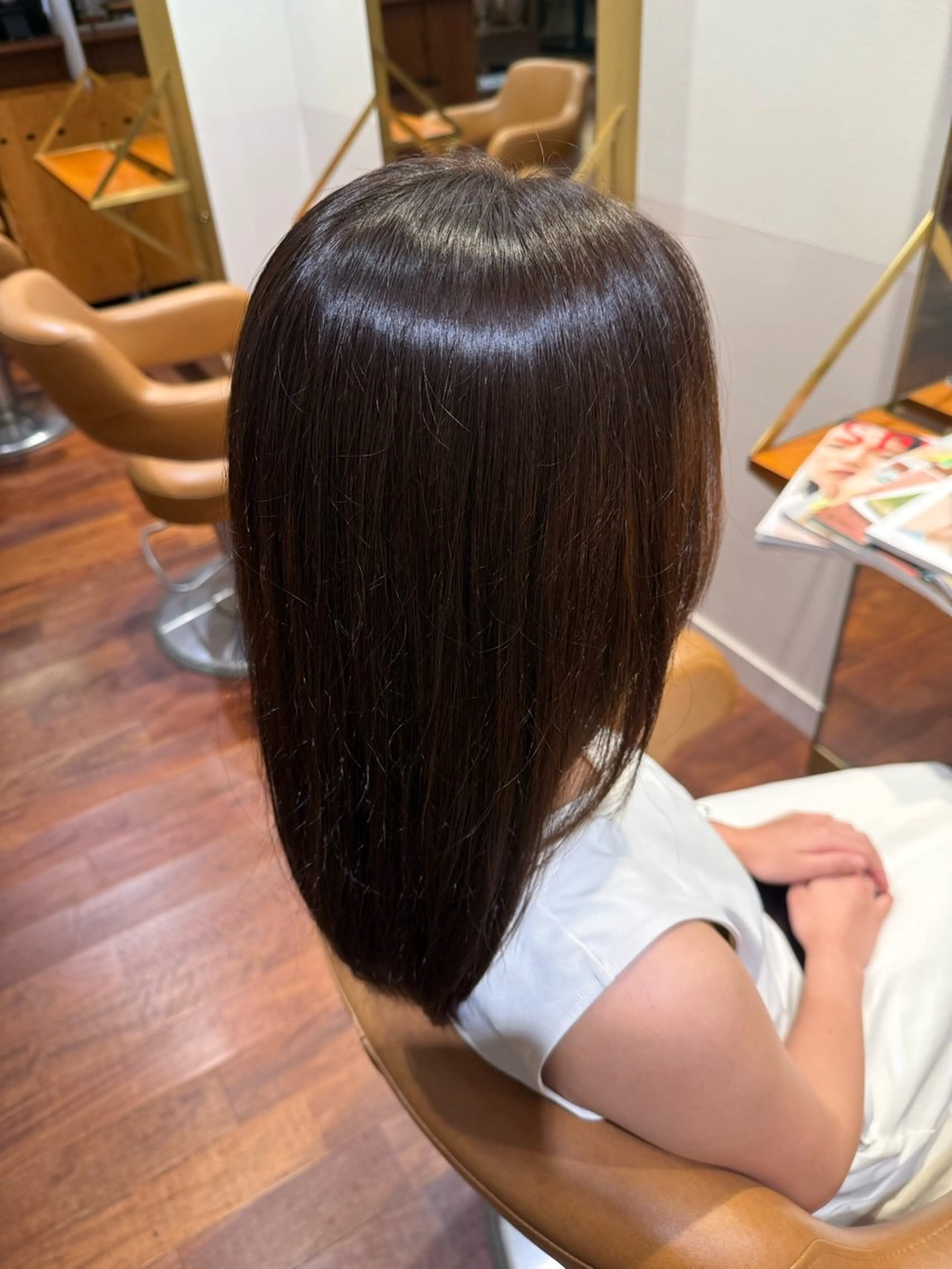 セミロング ヘアカラー 山本 龍貴のヘアスタイル