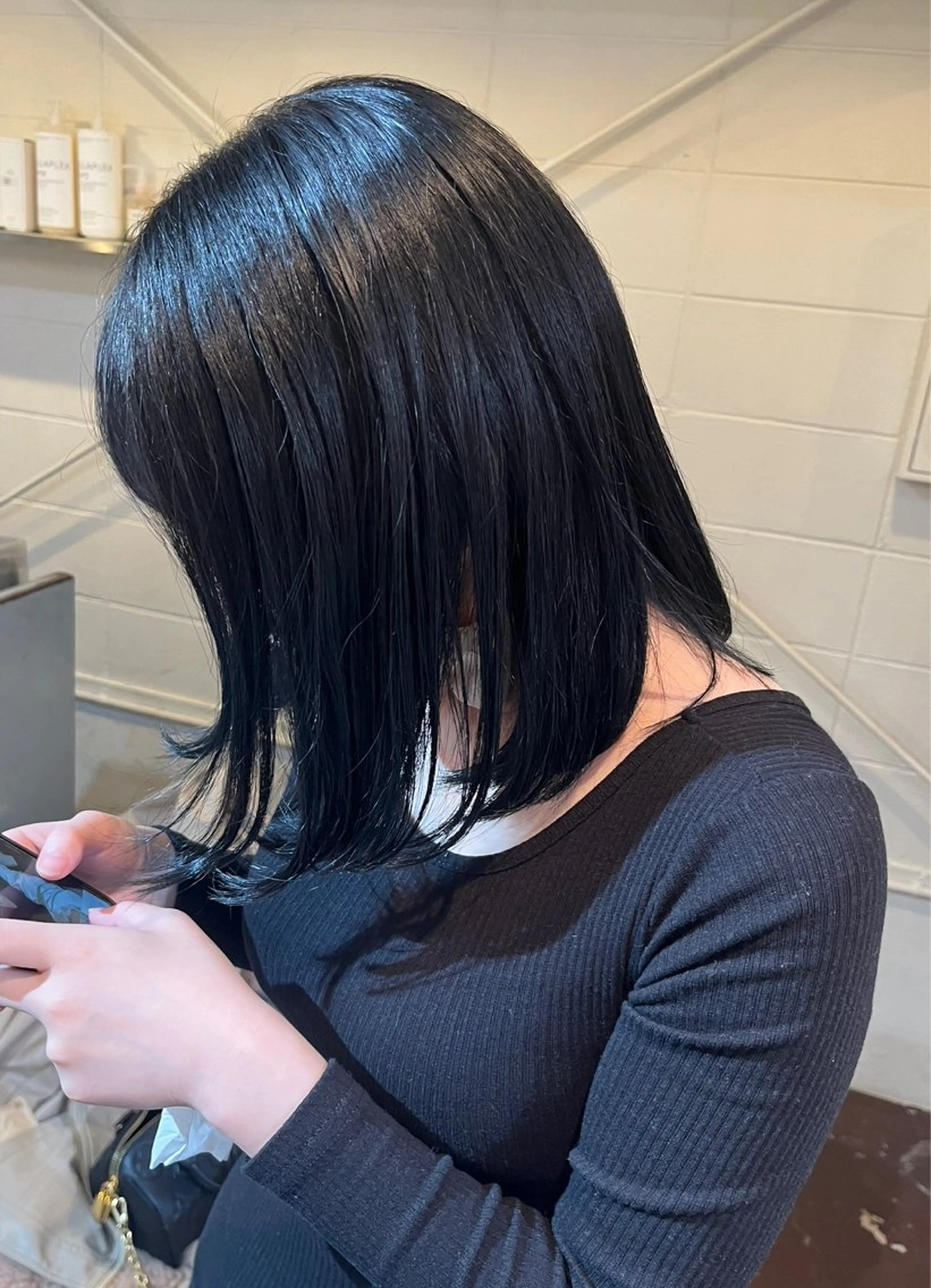 ミディアム chikashitsu所属・Junmi/ﾁｶｼﾂ /堀江のヘアスタイル