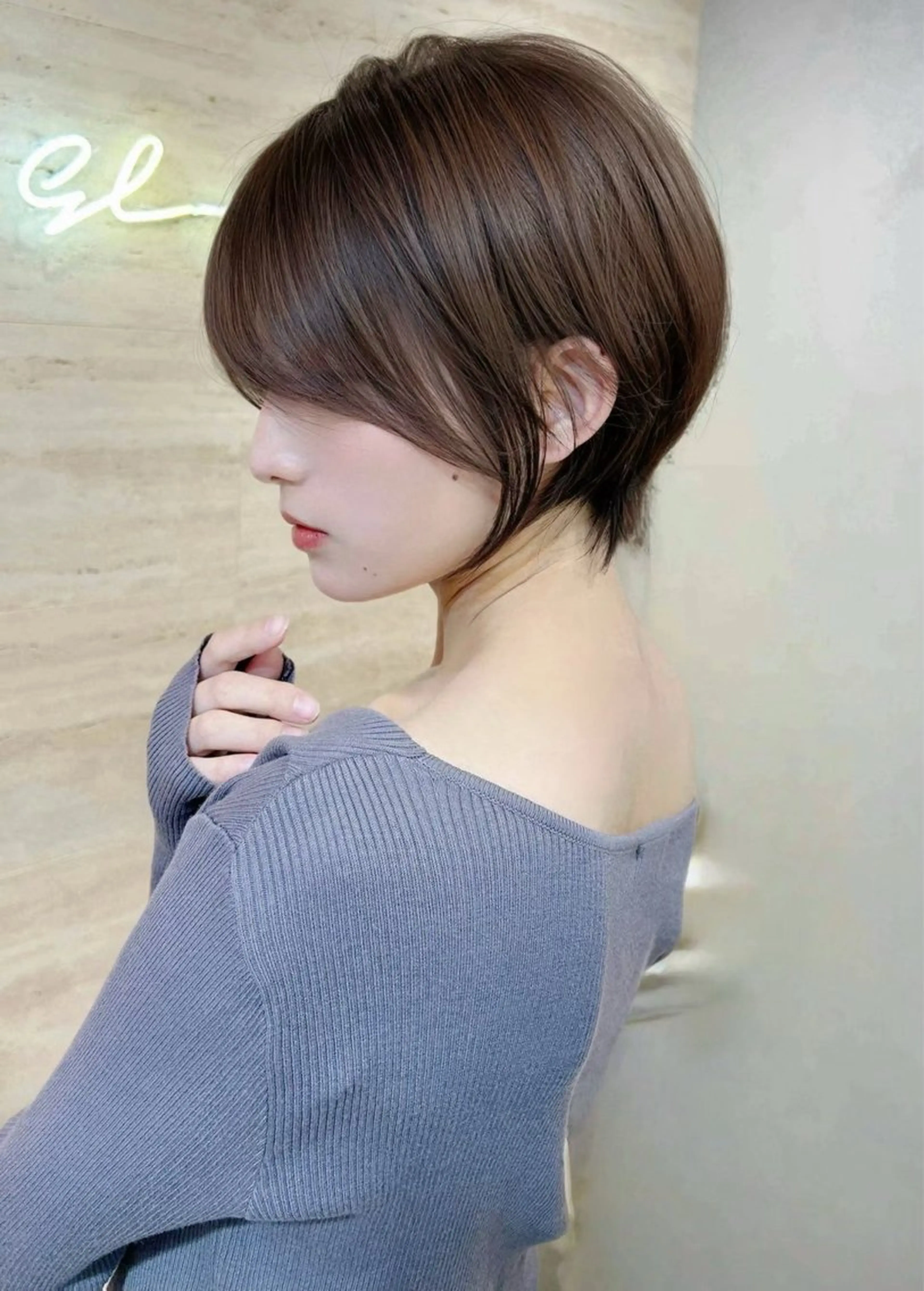ショート カラー ショートヘア 縮毛矯正 大和田 拓夢/浦和美容室のヘアスタイル