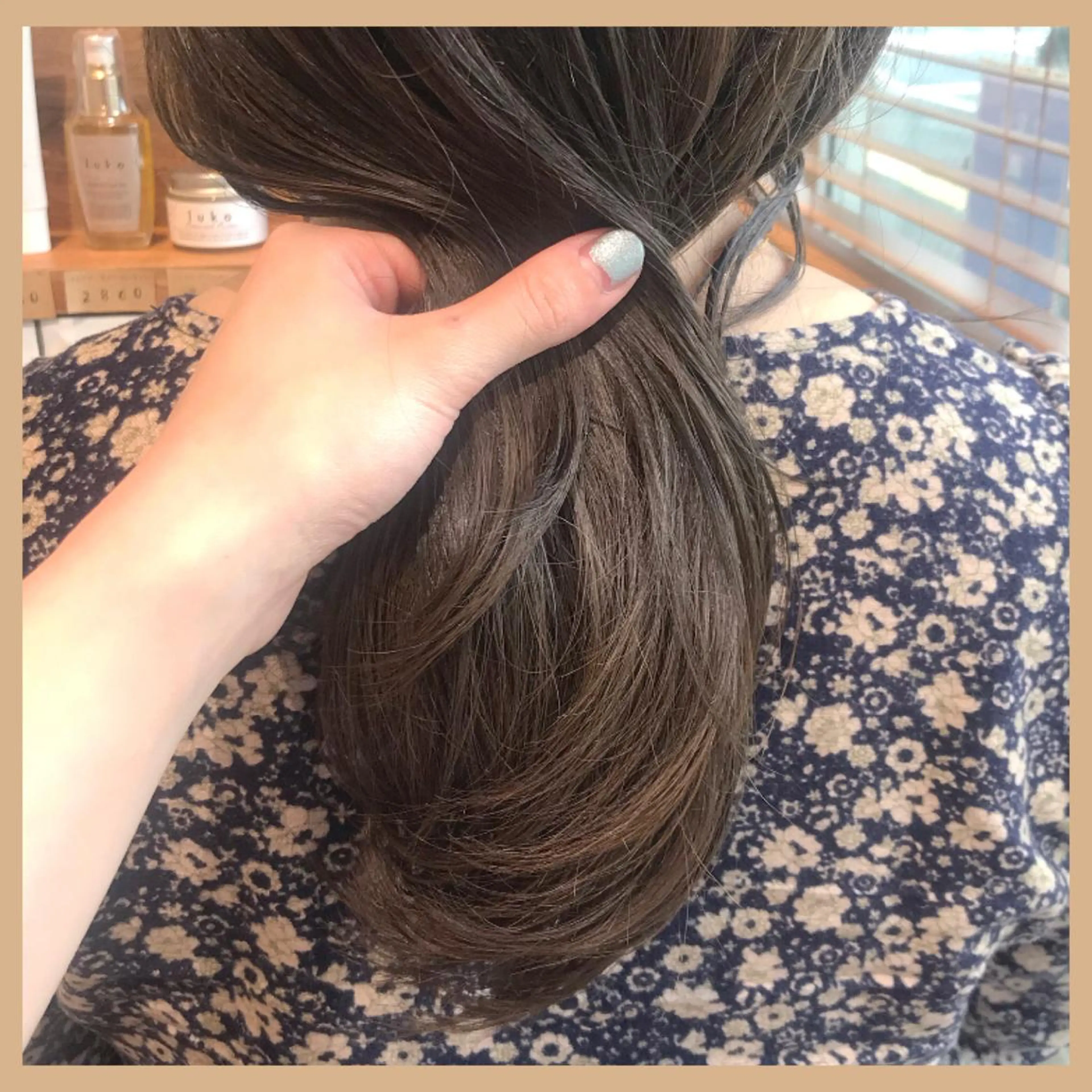 ロング カラー カット ヘアカラー トリートメント * 透明感カラー c h i h o *のヘアスタイル