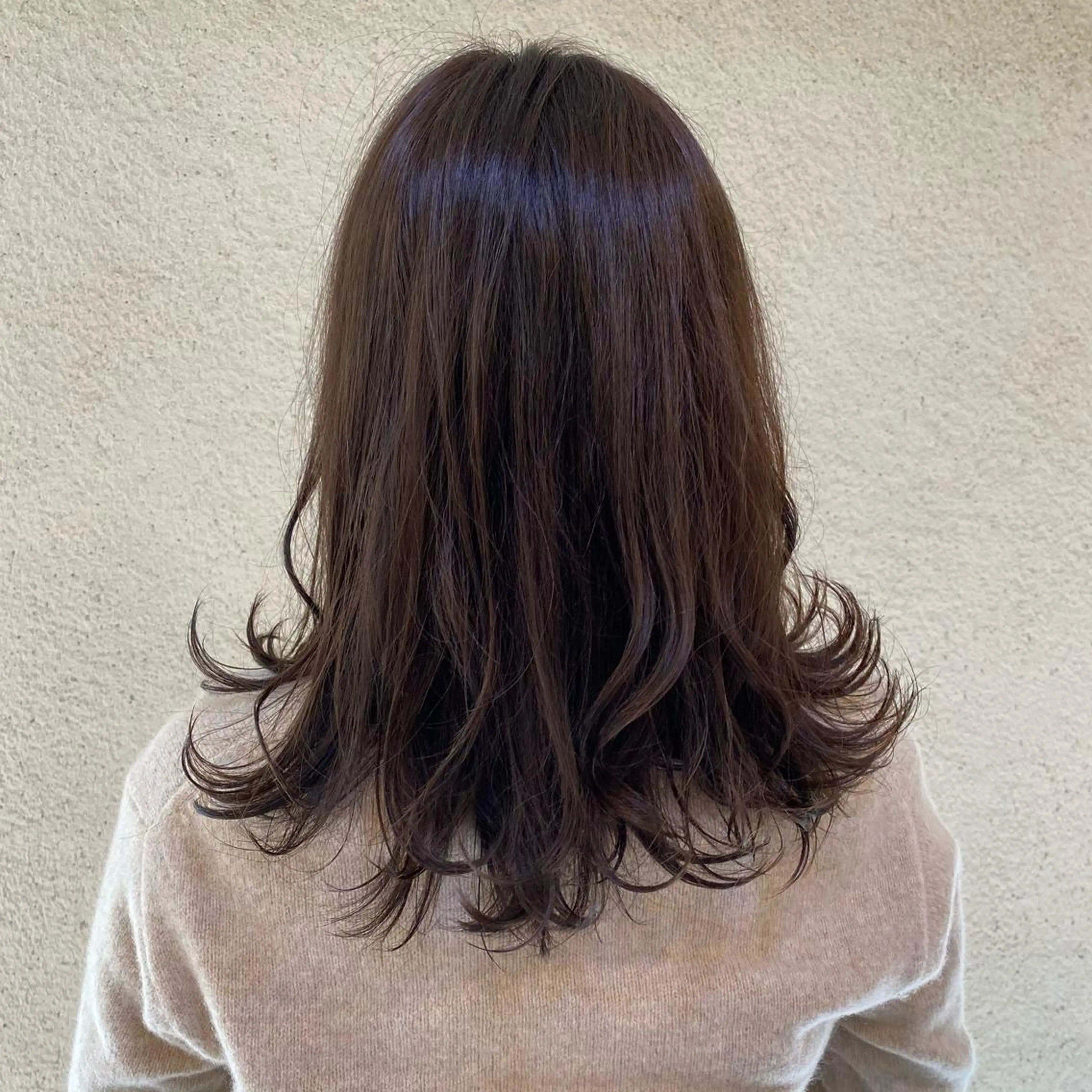 ロング アッシュ ヘアカラー トリートメント geep Ryoyaのヘアスタイル
