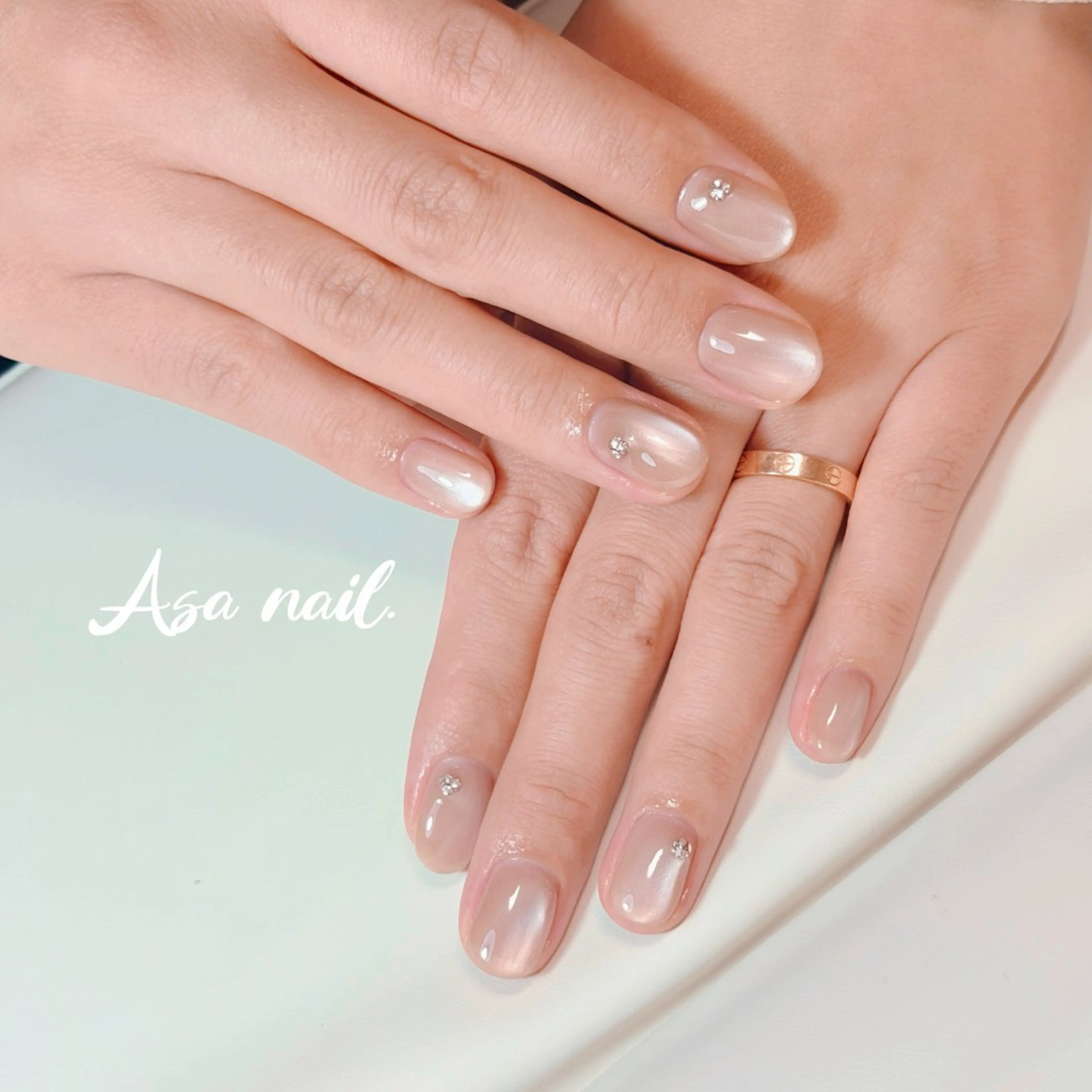 ネイル ジェルネイル マグネットネイル Asa Nail 亀戸 平井のネイルデザイン