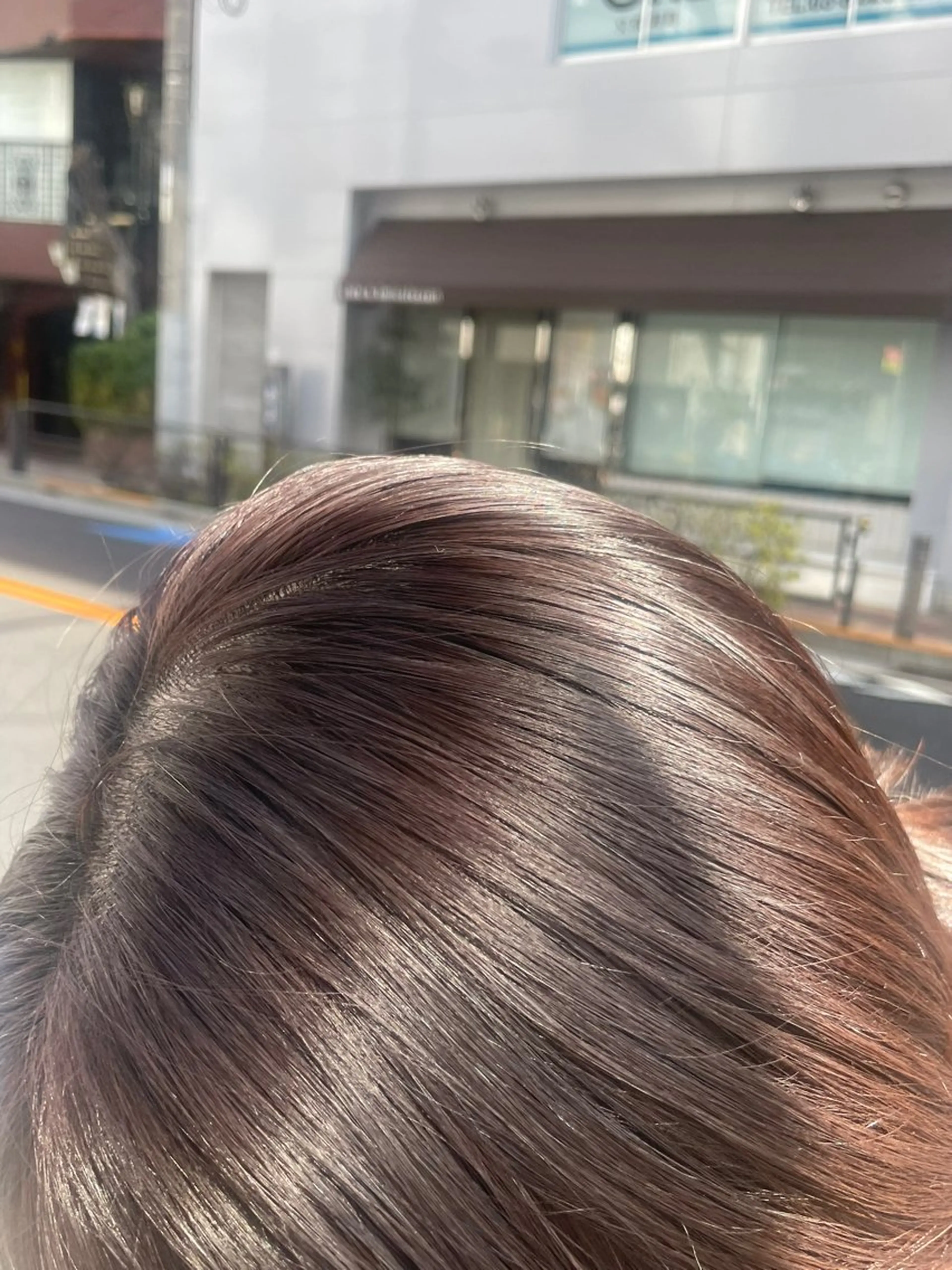 ミディアム カラー ベージュカラー ラベンダーカラー ラベンダーベージュ AmiLi Azusaのヘアスタイル