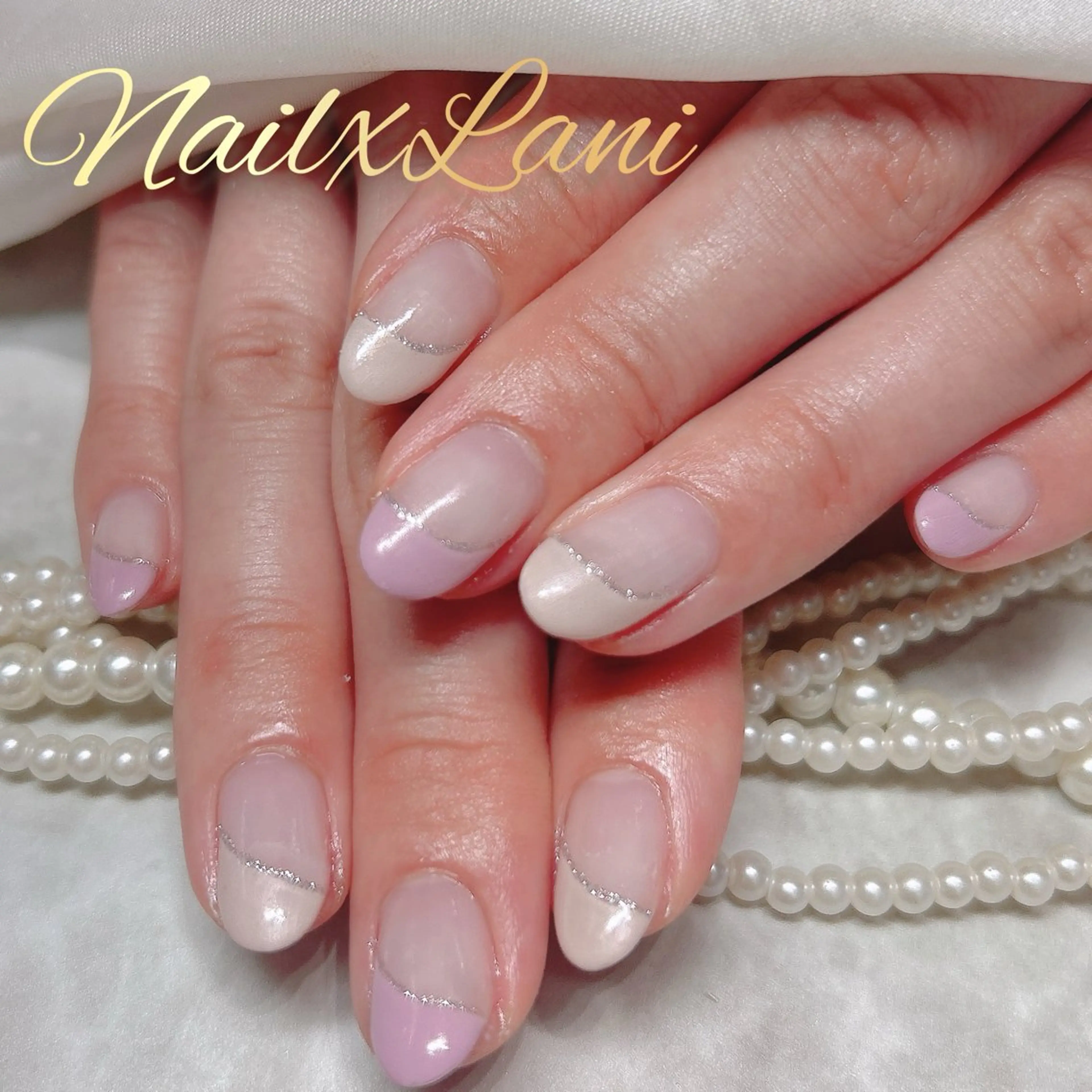 ネイル フットネイル ジェルネイル マグネットネイル パラジェル Nail×Lani 深爪矯正対応◎のネイルデザイン