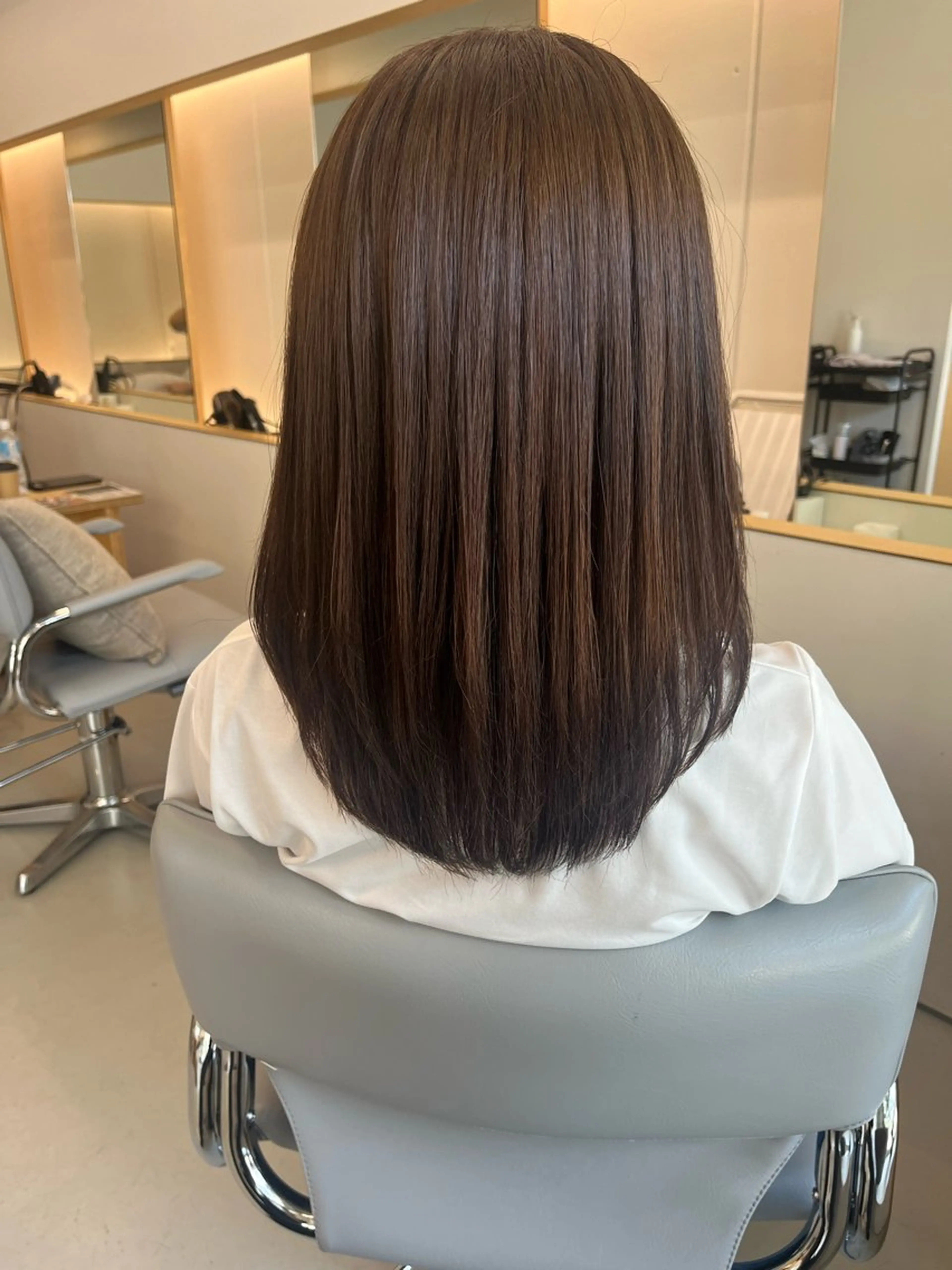 ロングレイヤーcut+1step treatmentの写真