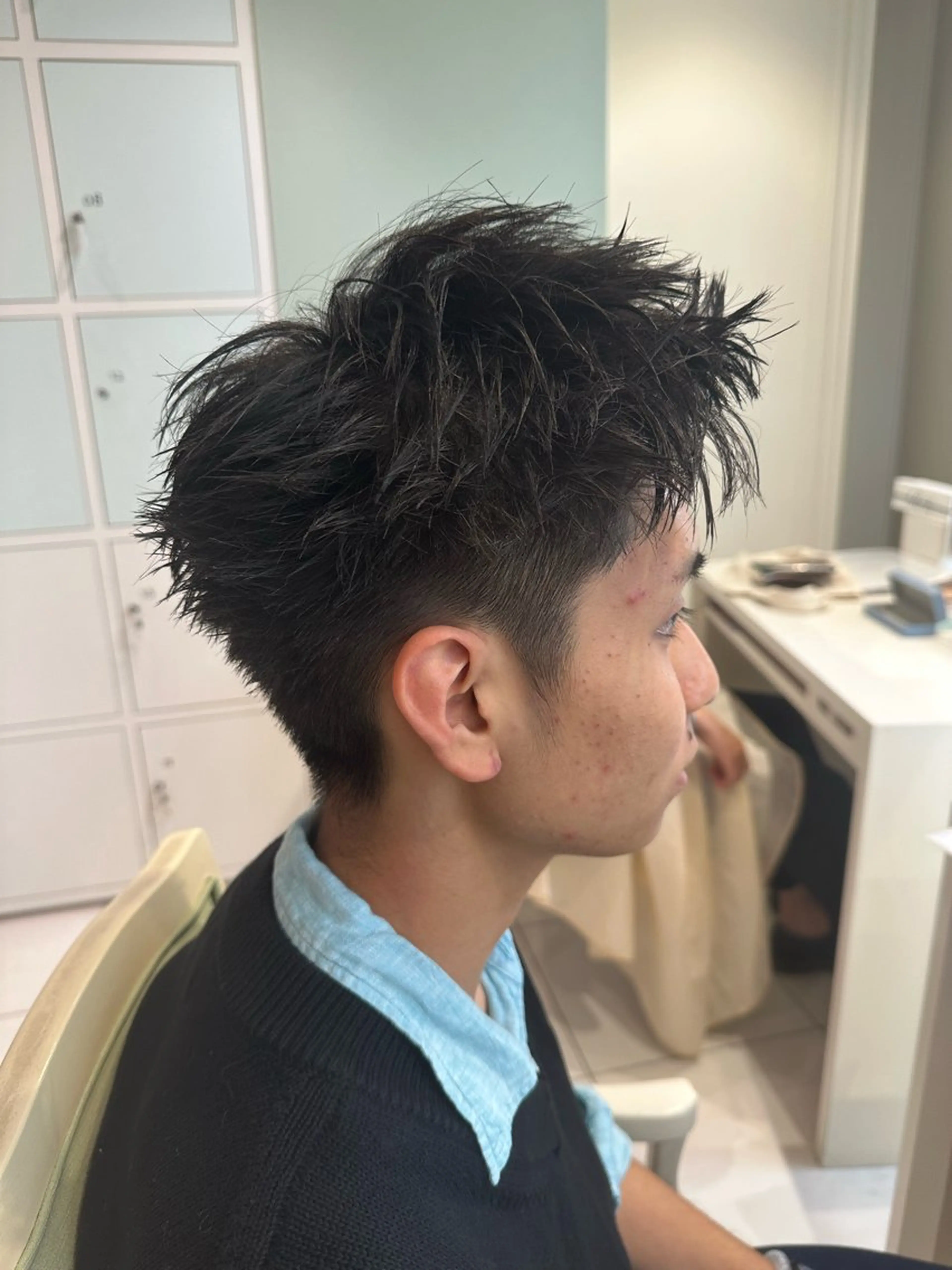 メンズ 岡田 遥希のヘアスタイル