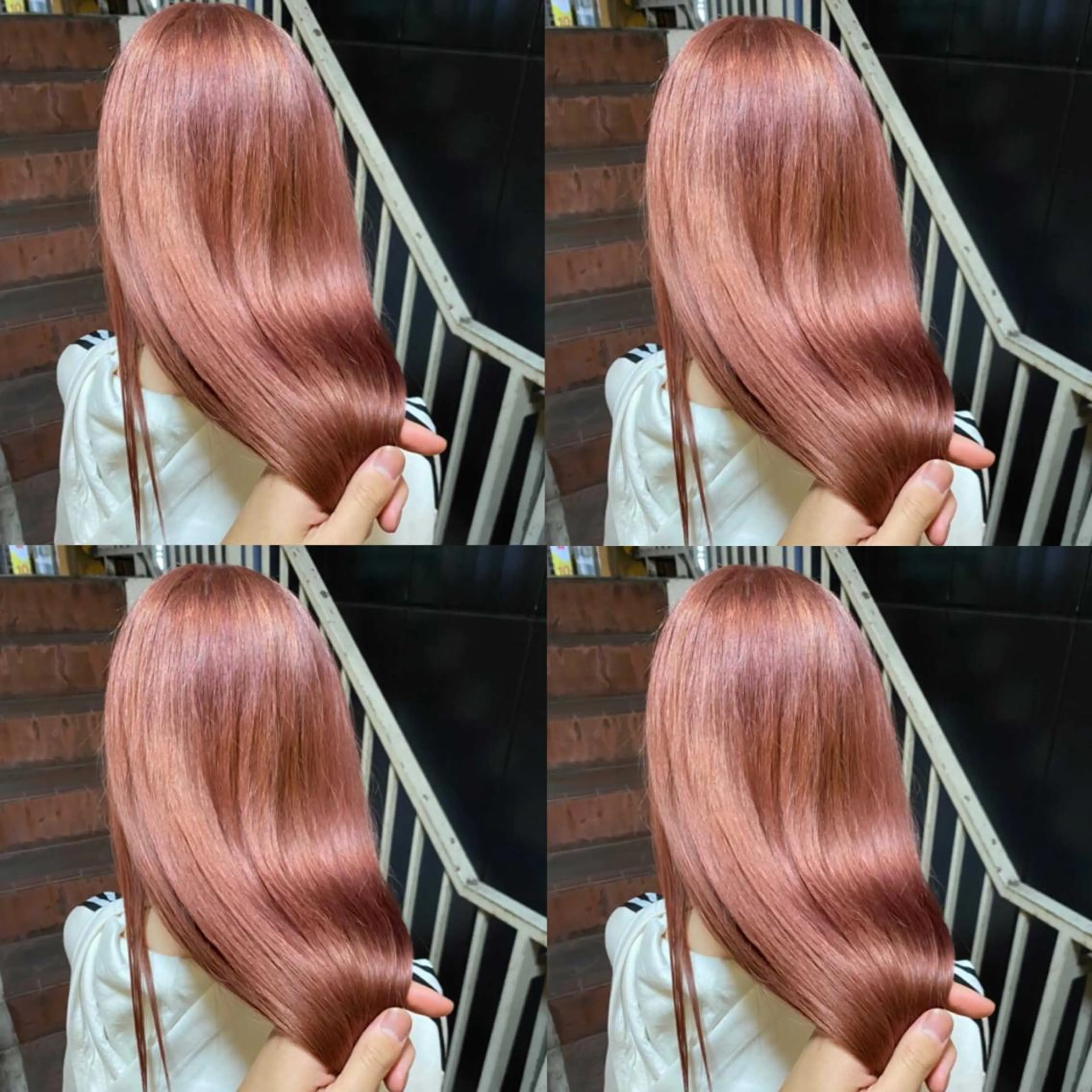 ロング カラー ヘアアレンジ ヘアカラー トリートメント 🦋韓国ヘア 坂本 菜摘🦋のヘアスタイル