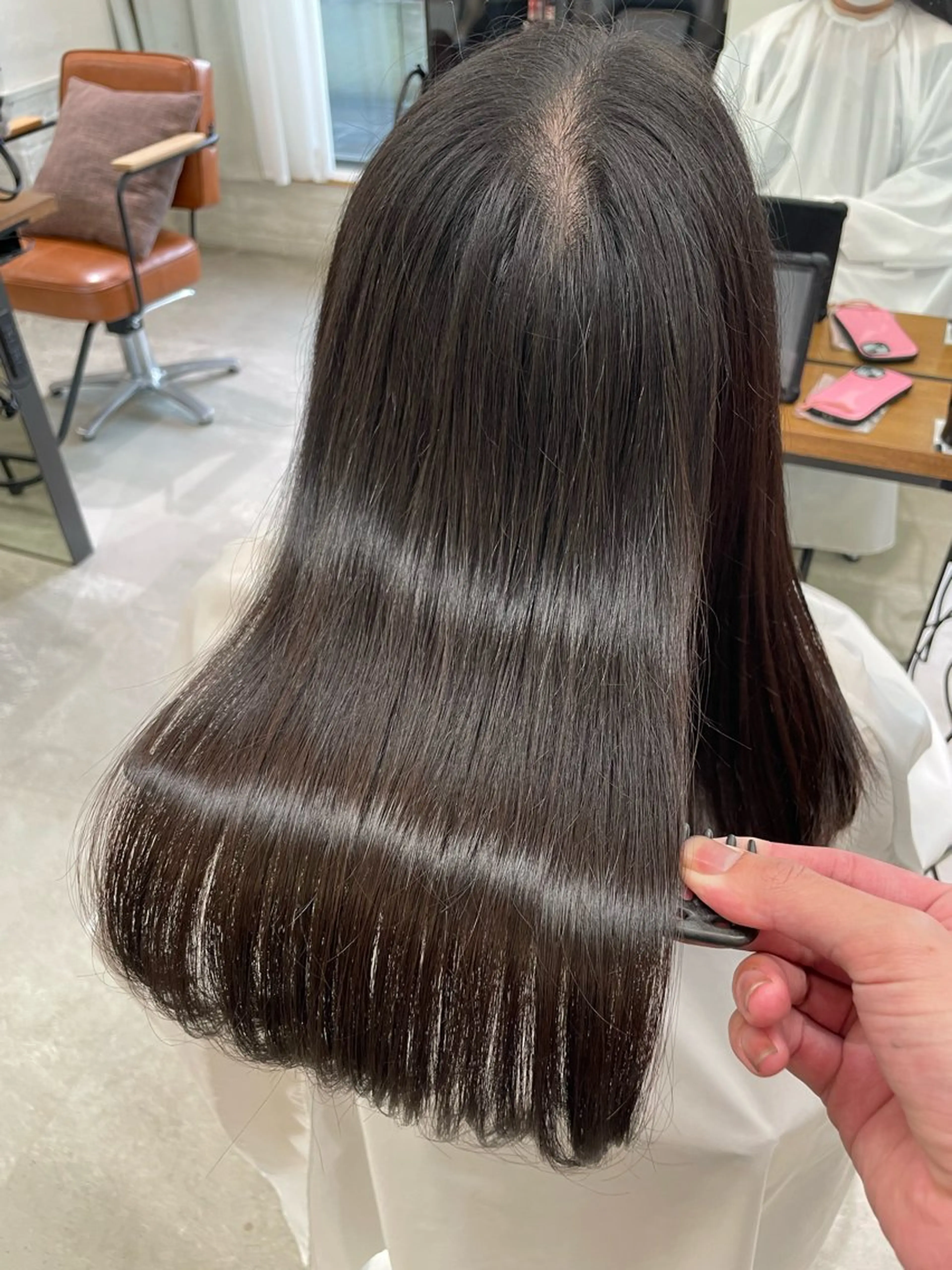 ロング トリートメント 髪質改善🤍艶カラー ゆいのヘアスタイル