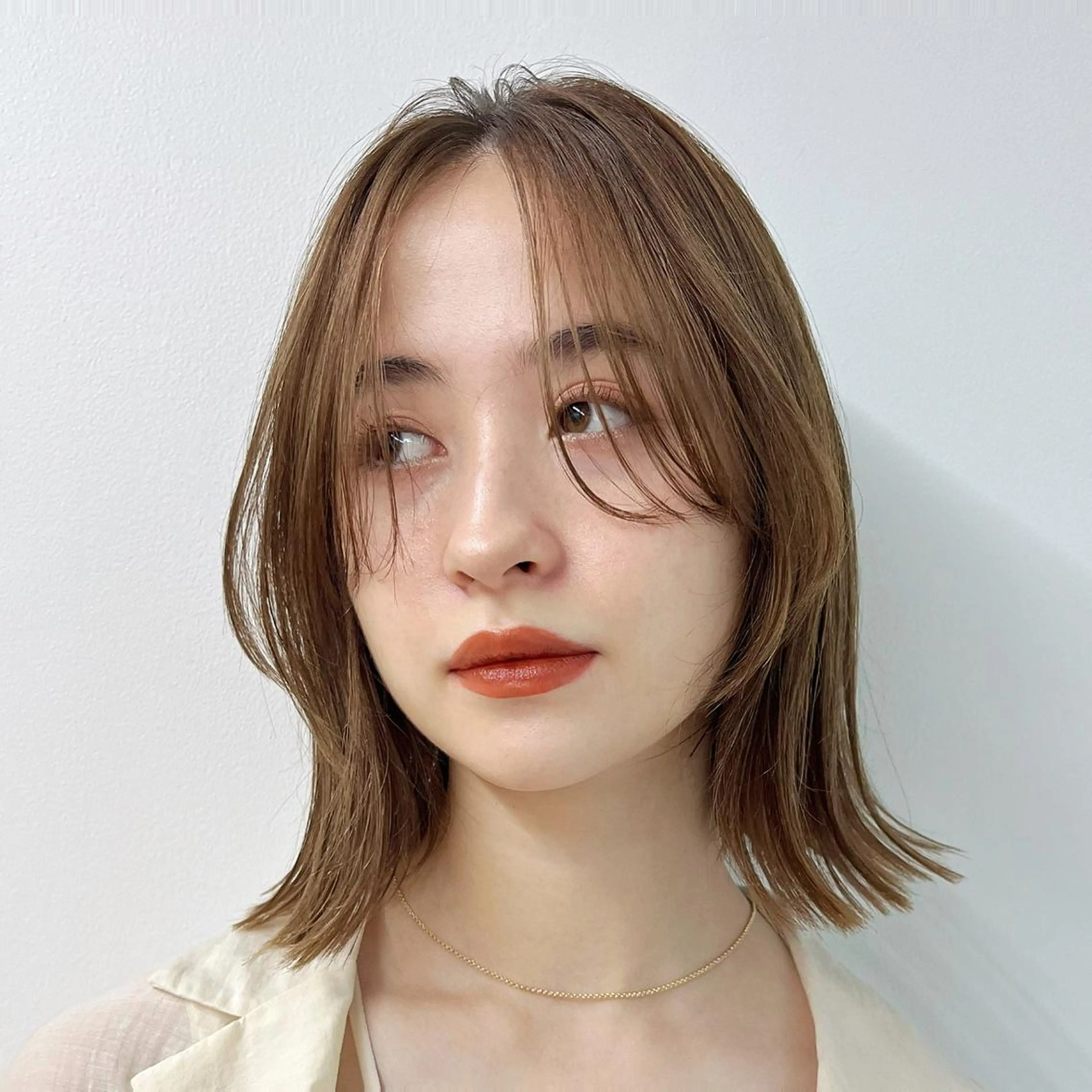 ショート ヘアカラー トリートメント ヘアセット 🫧レイヤー/暖色 /ベージュMAI🫧のヘアスタイル