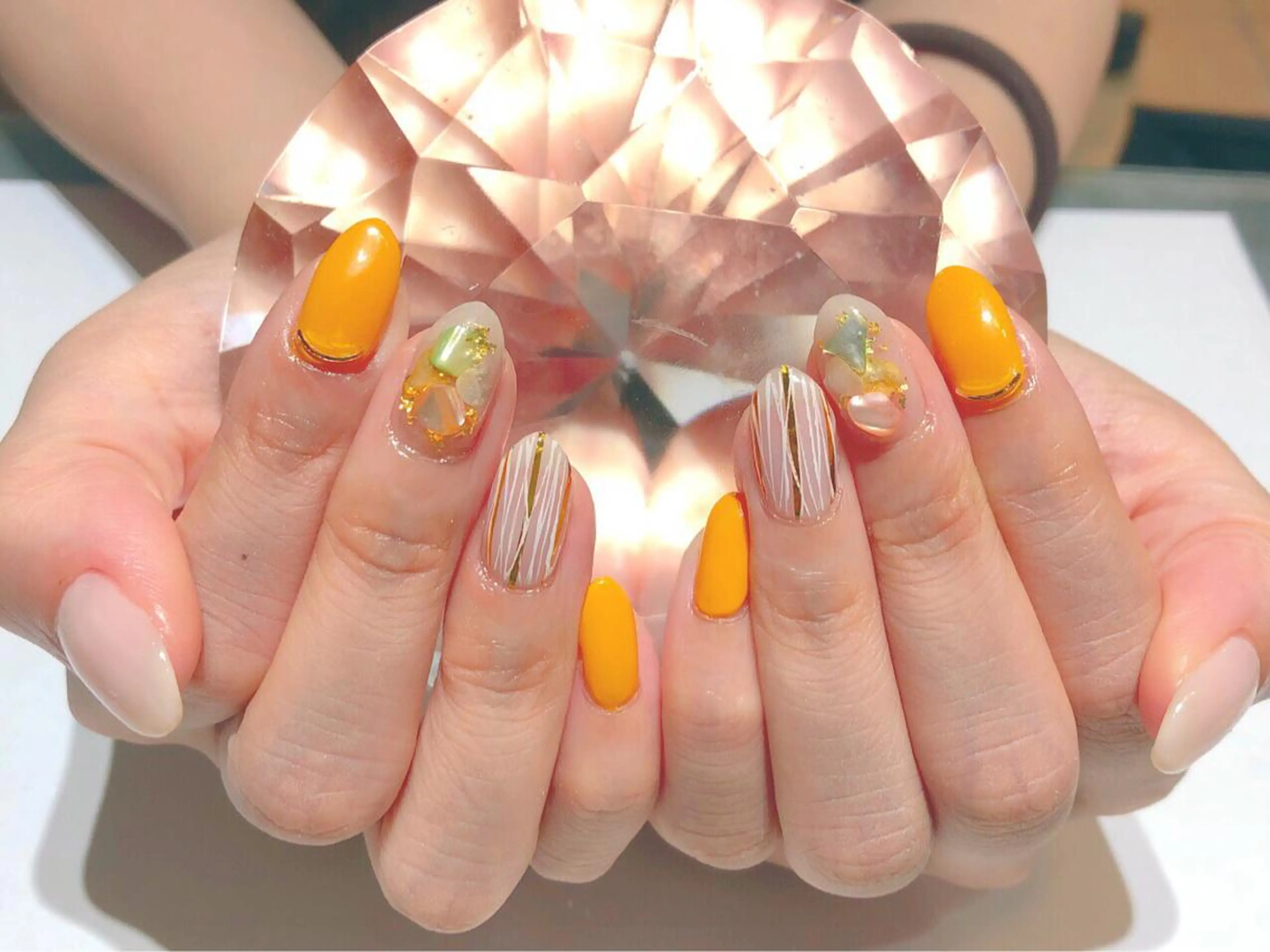 ネイル ジェルネイル シンプルネイル YUN 💅のネイルデザイン