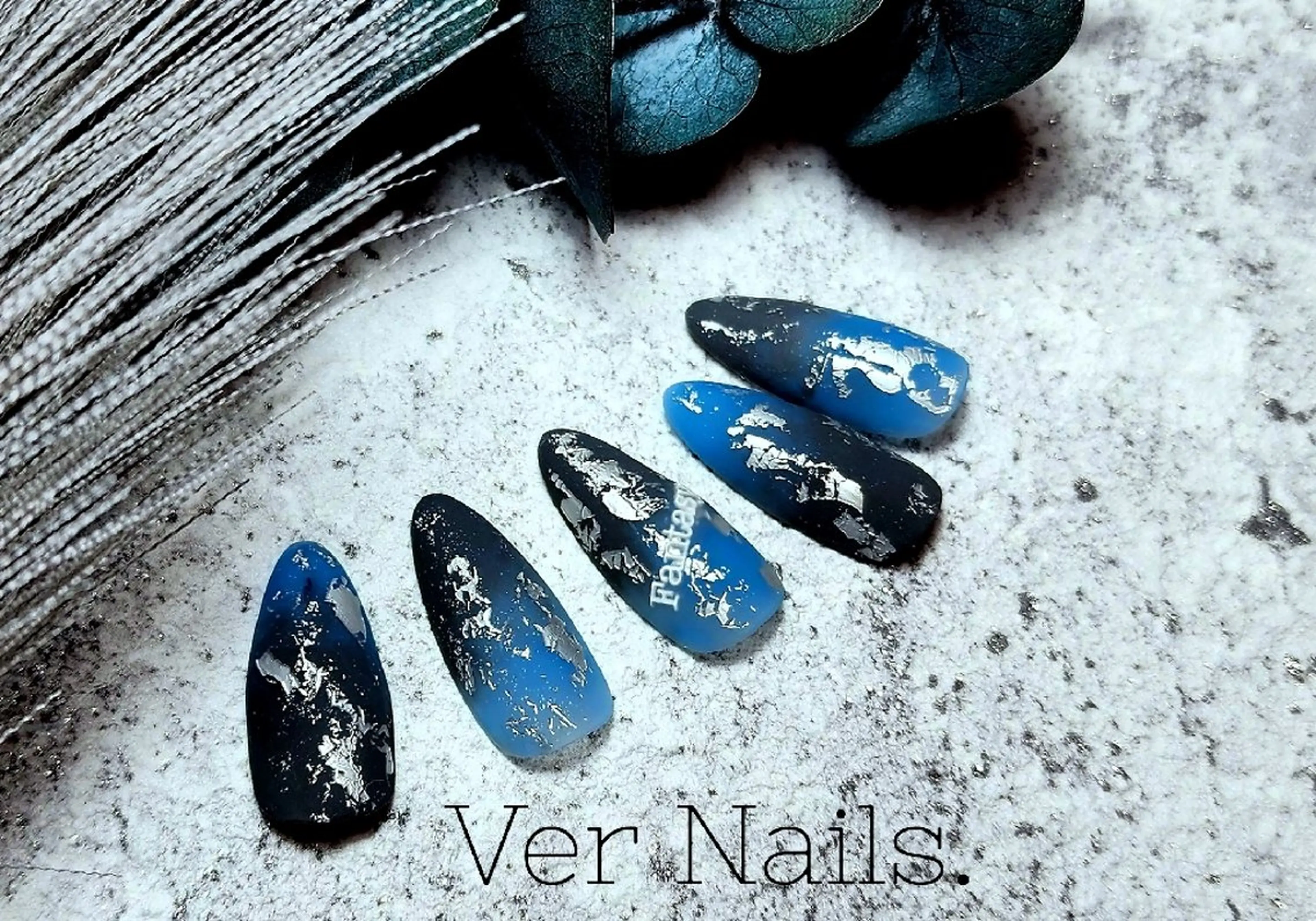 ネイル ブルー グラデーション ハンドネイル Ver  Nails.のその他イメージ