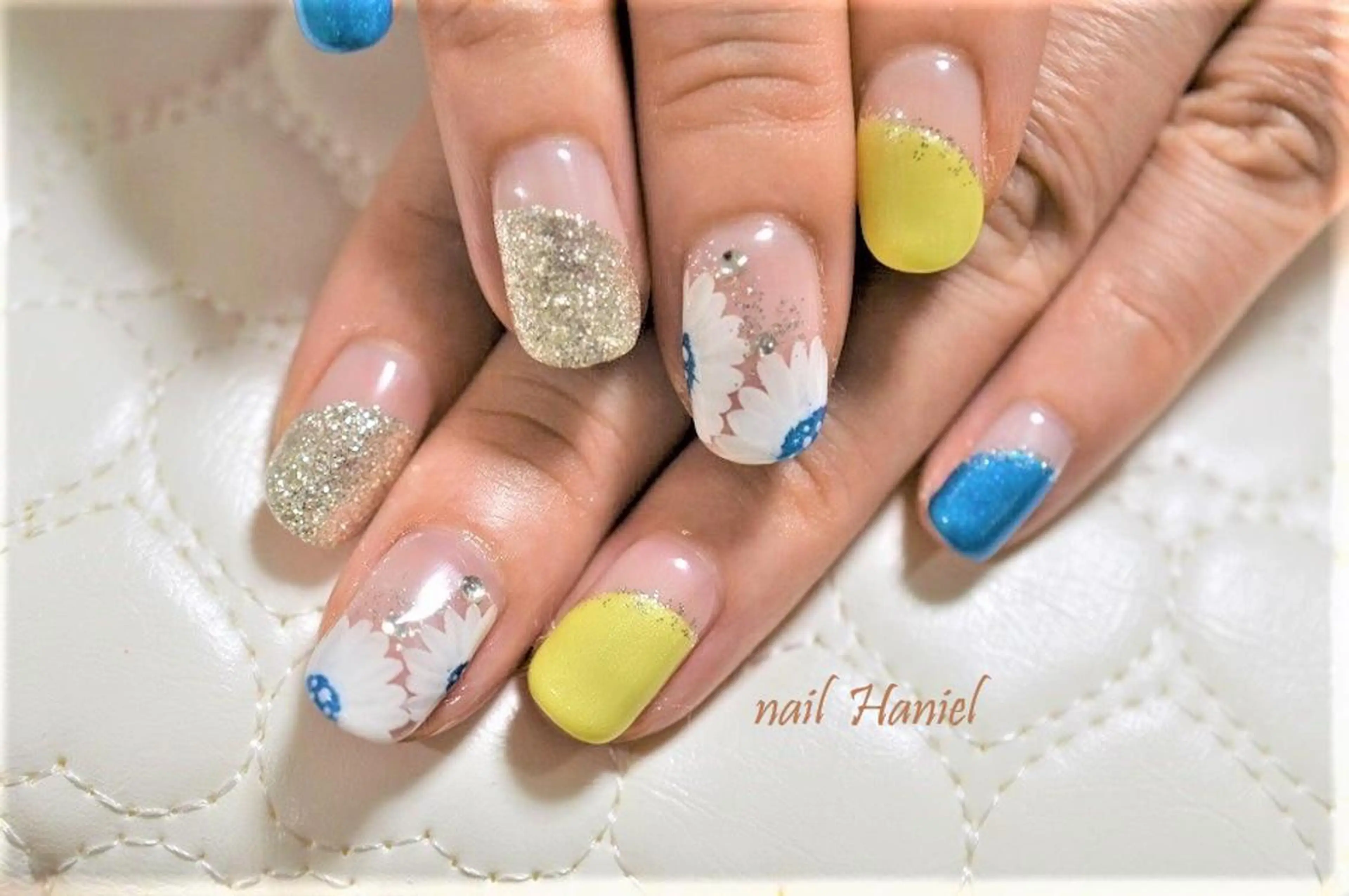 ネイル フットネイル ジェルネイル パラジェル nail Haniel所属・半蔵門サロンハニエル 魅神 ちよのネイルデザイン