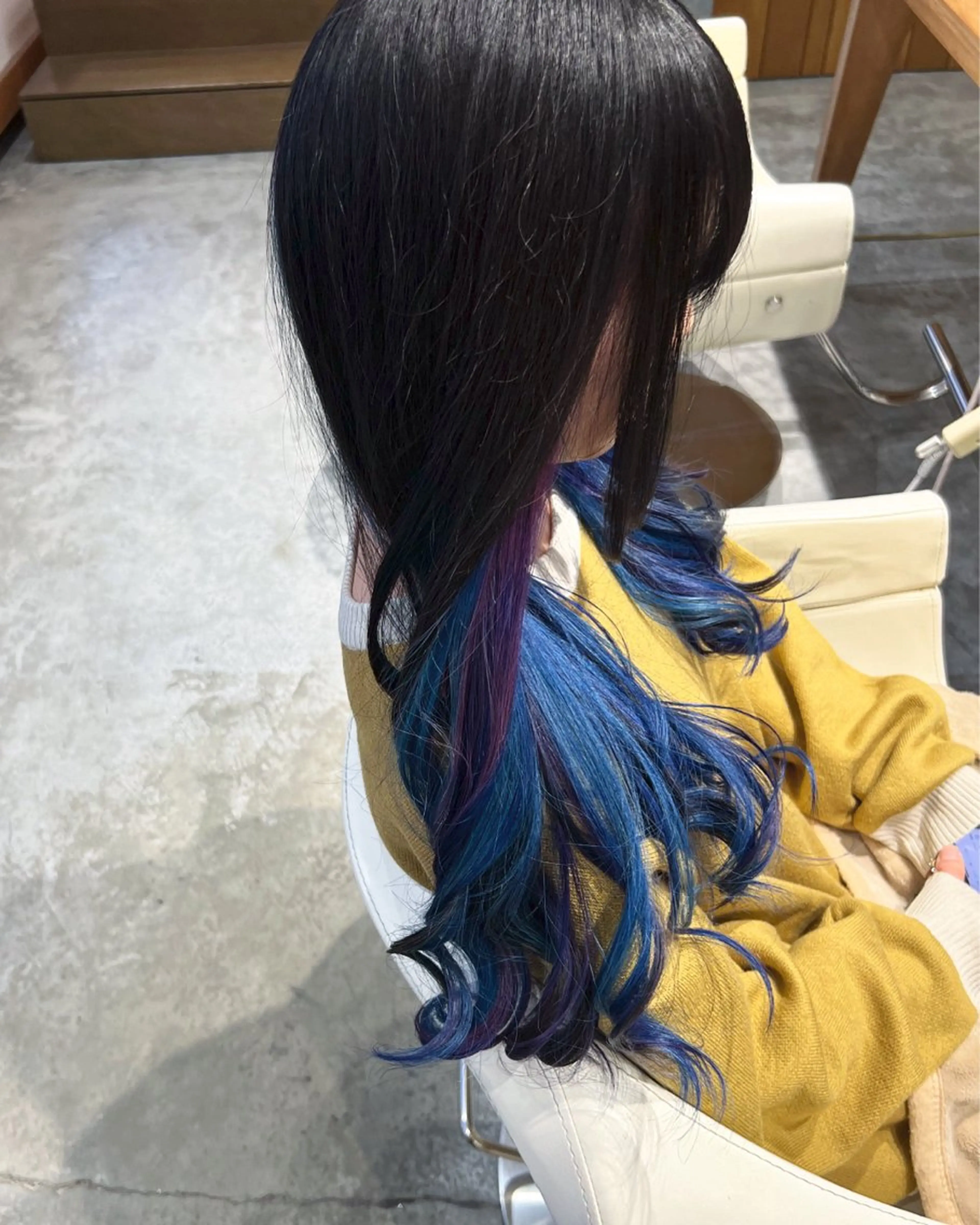 ロング カラー インナーカラー ピンクカラー ユニコーンカラー カット ヘアカラー フラム所属・WATANABE MISAKIのヘアスタイル