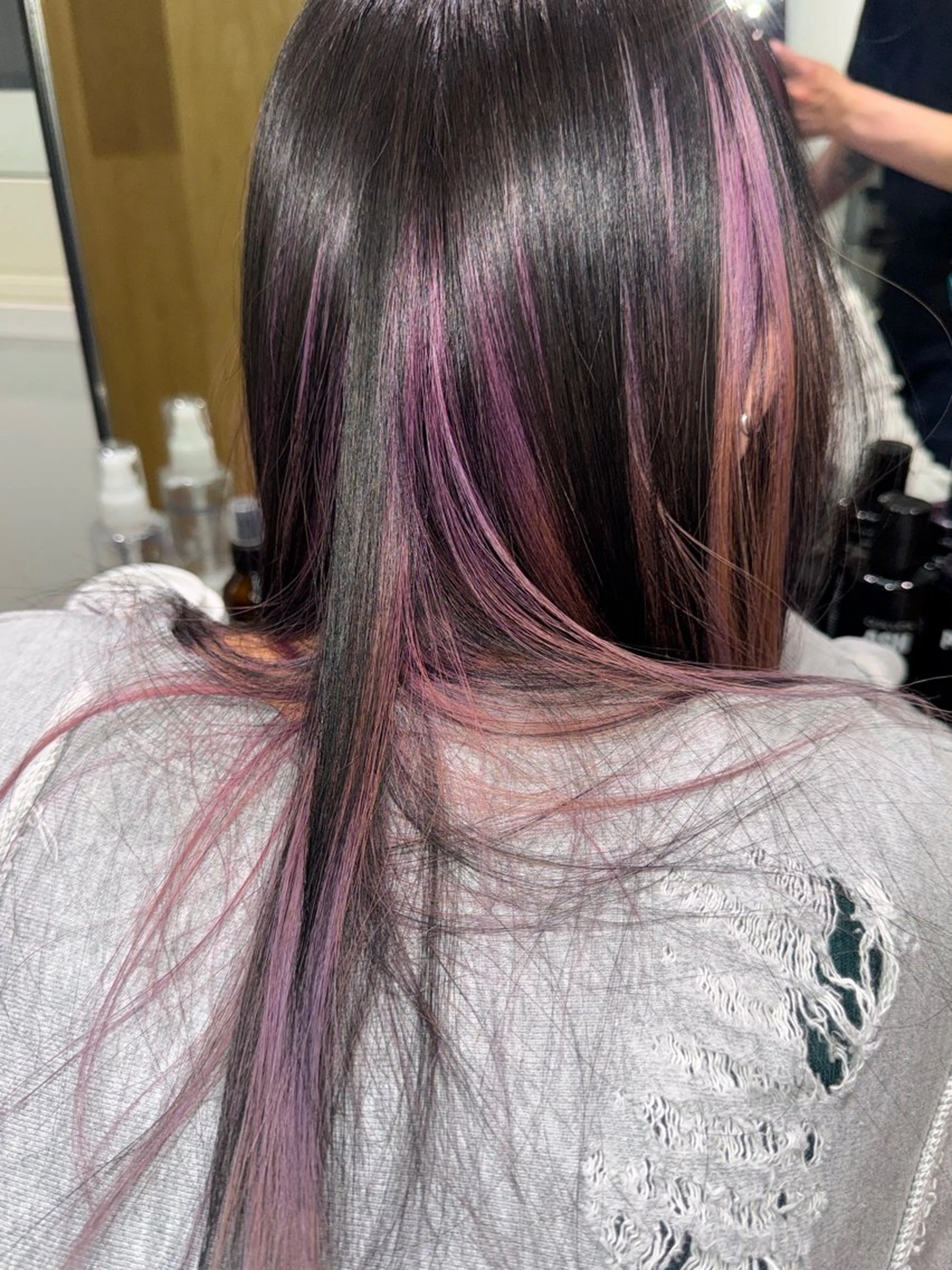 セミロング カラー GO TO DAY SHAIRE SALON SHIBUYA SOL所属・マンツーマン渋谷 早坂僚太のヘアスタイル