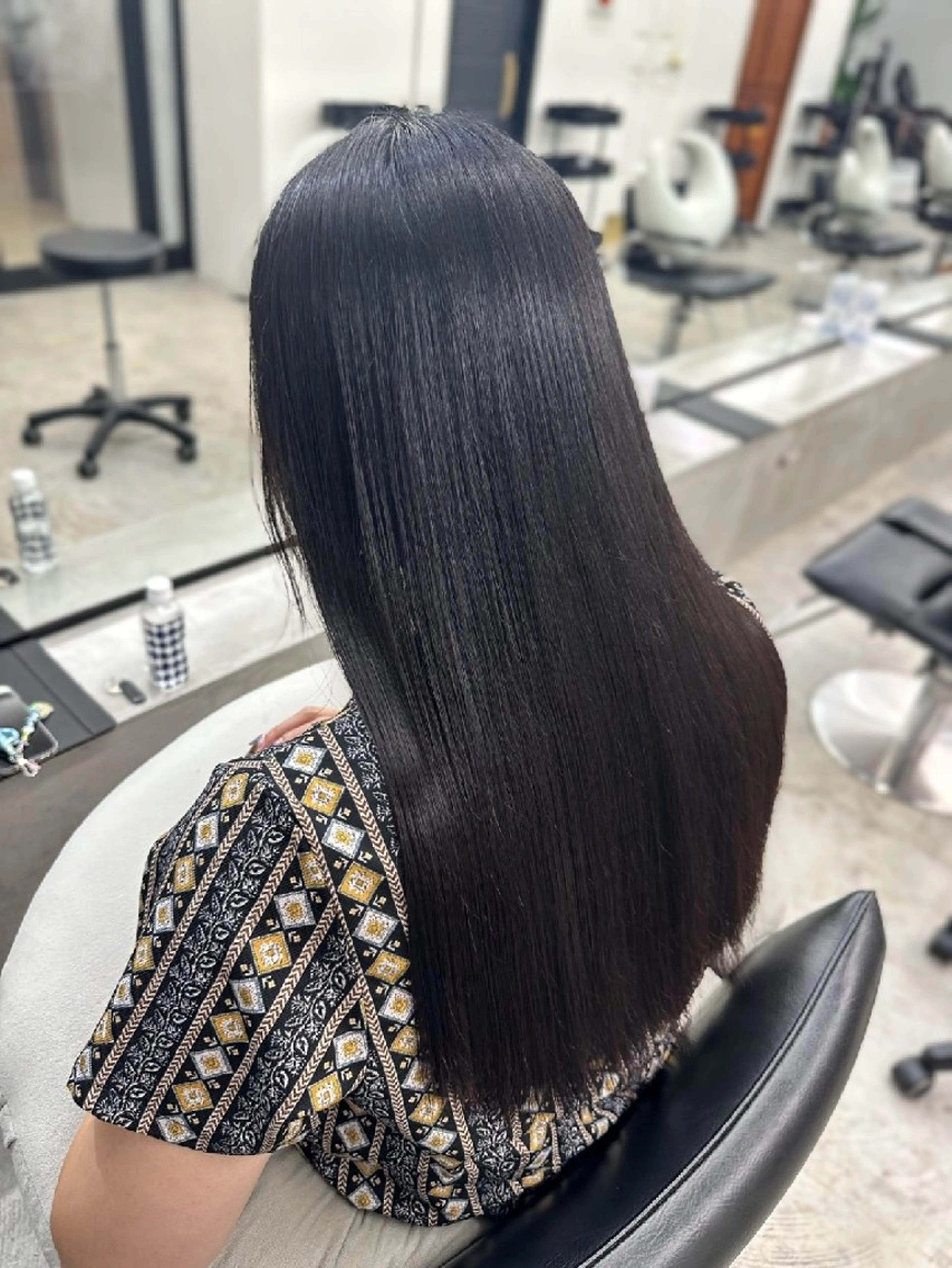 【🔲ご新規様限定🔲】髪質改善ストレート+トリートメント+超音波アイロンの写真