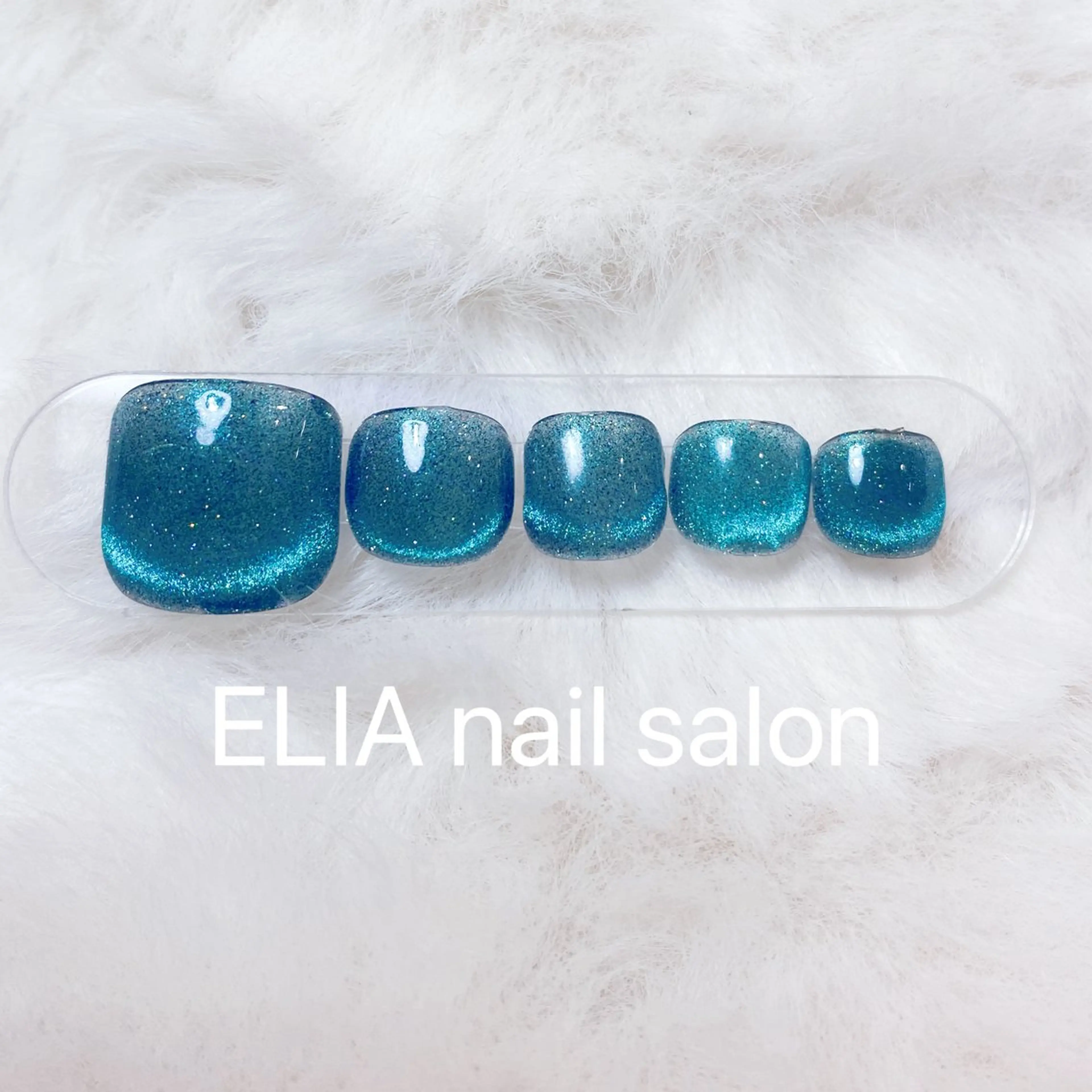 カラー フットネイル ELIA【エリア】 nailsalonのネイルデザイン