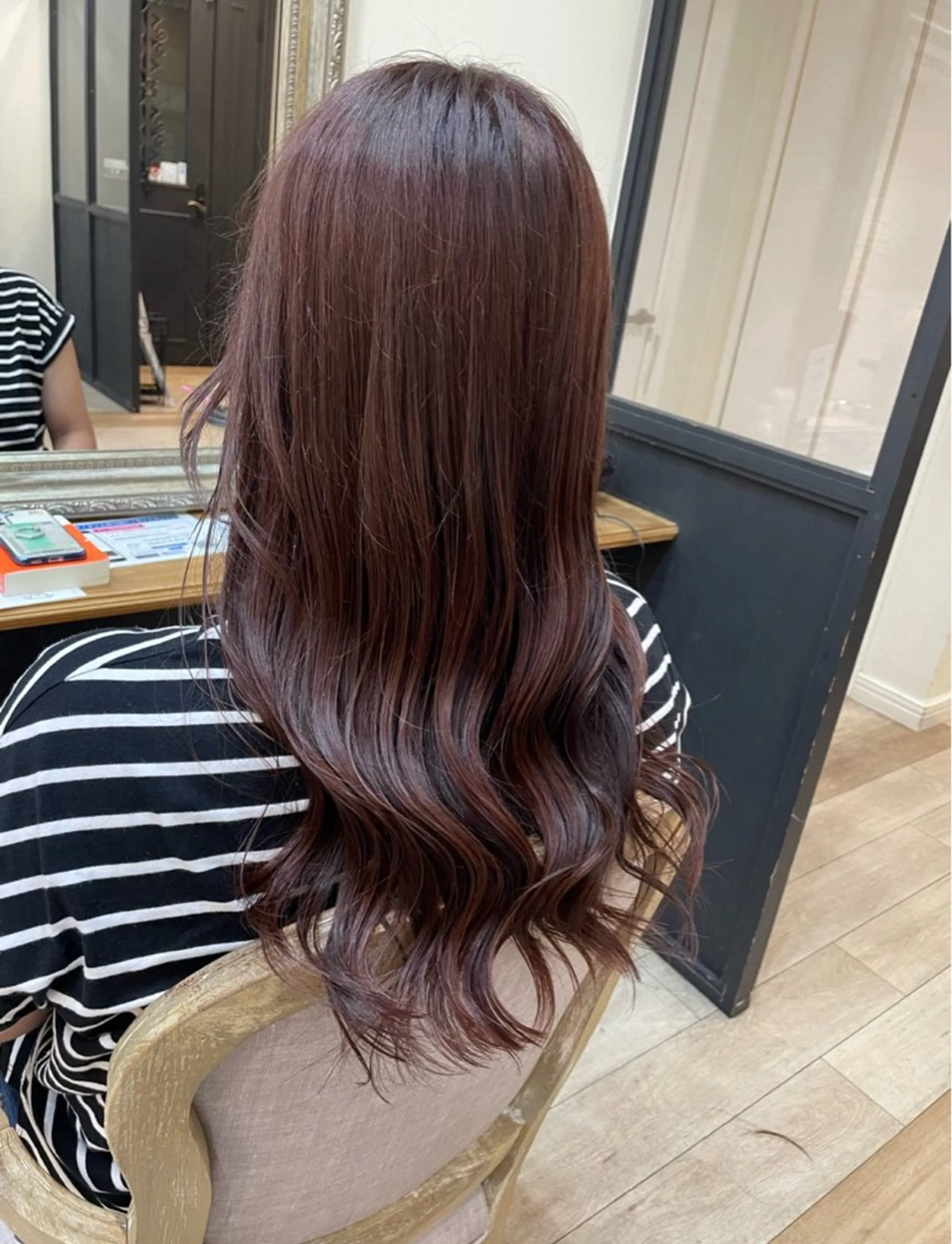 ロング カラー 松尾 遥花のヘアスタイル
