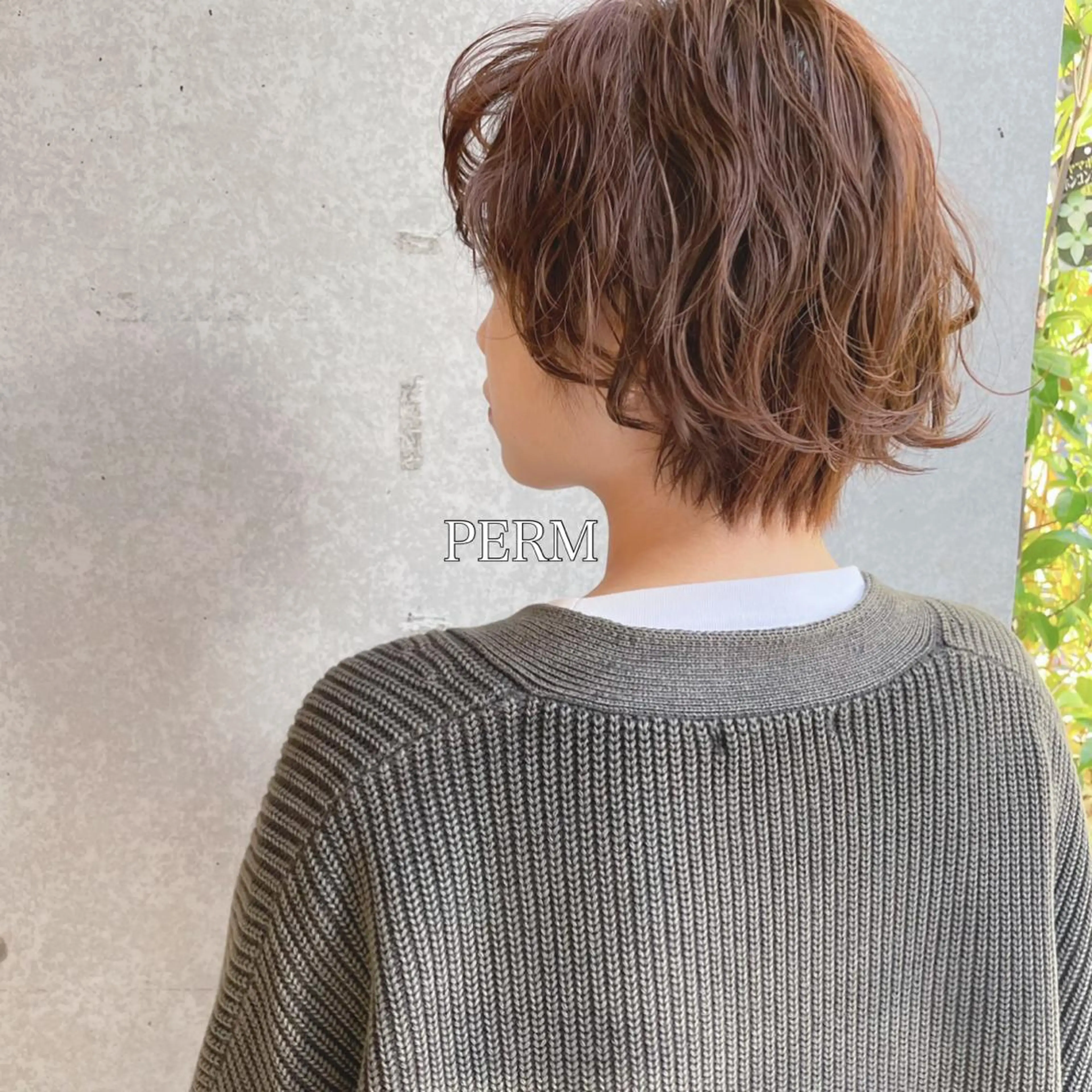 ショート カット パーマ トリートメント 🤍モテ髪🤍 🪽店長anju🪽のヘアスタイル