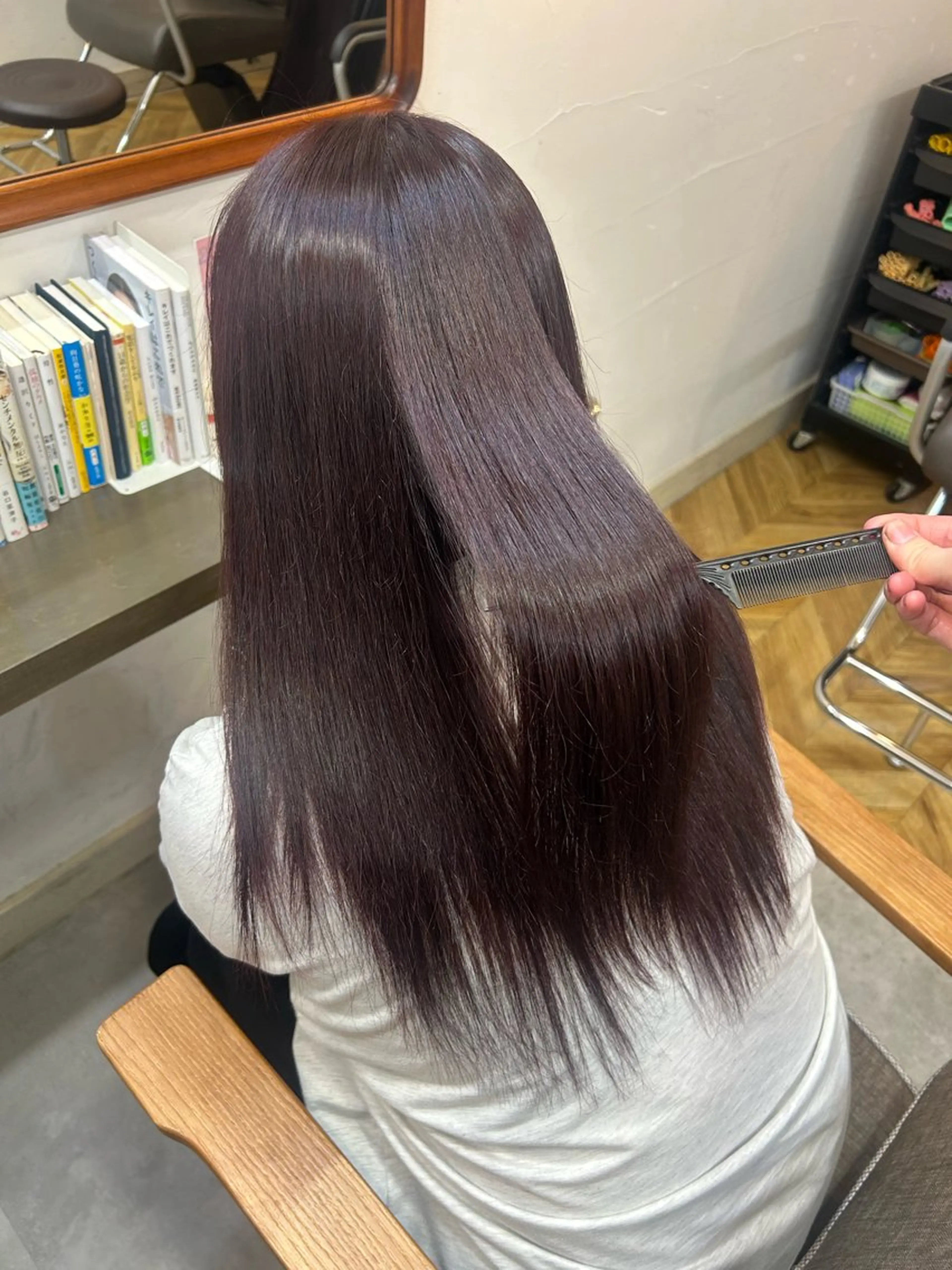 ロング トリートメント ヘアカラー トリートメント ショート￤ボブ￤顔周 りcut￤ナノコ🎀のヘアスタイル