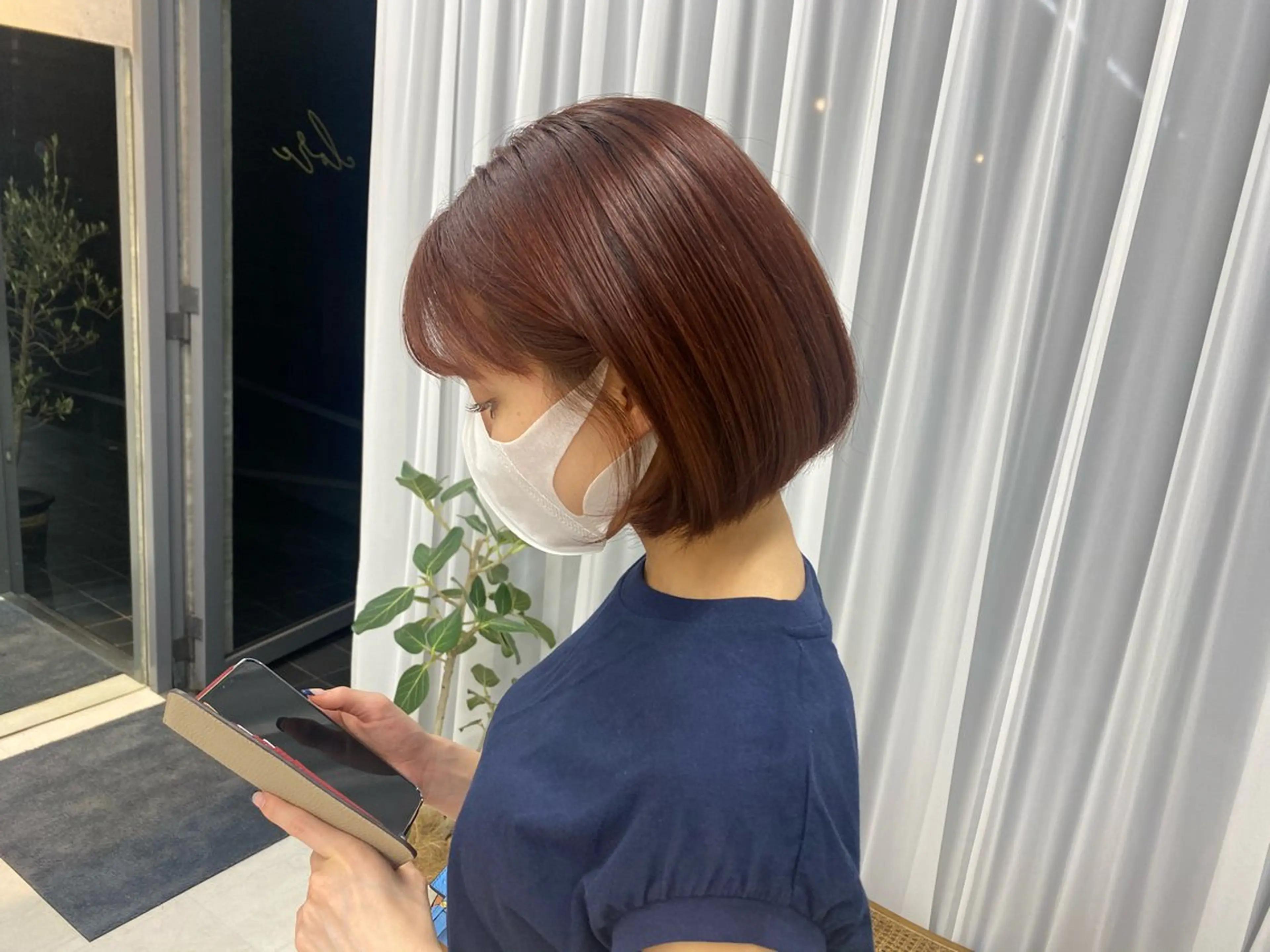 カラー ブラウンカラー Period.所属・Period.赤坂 RIKOのヘアスタイル