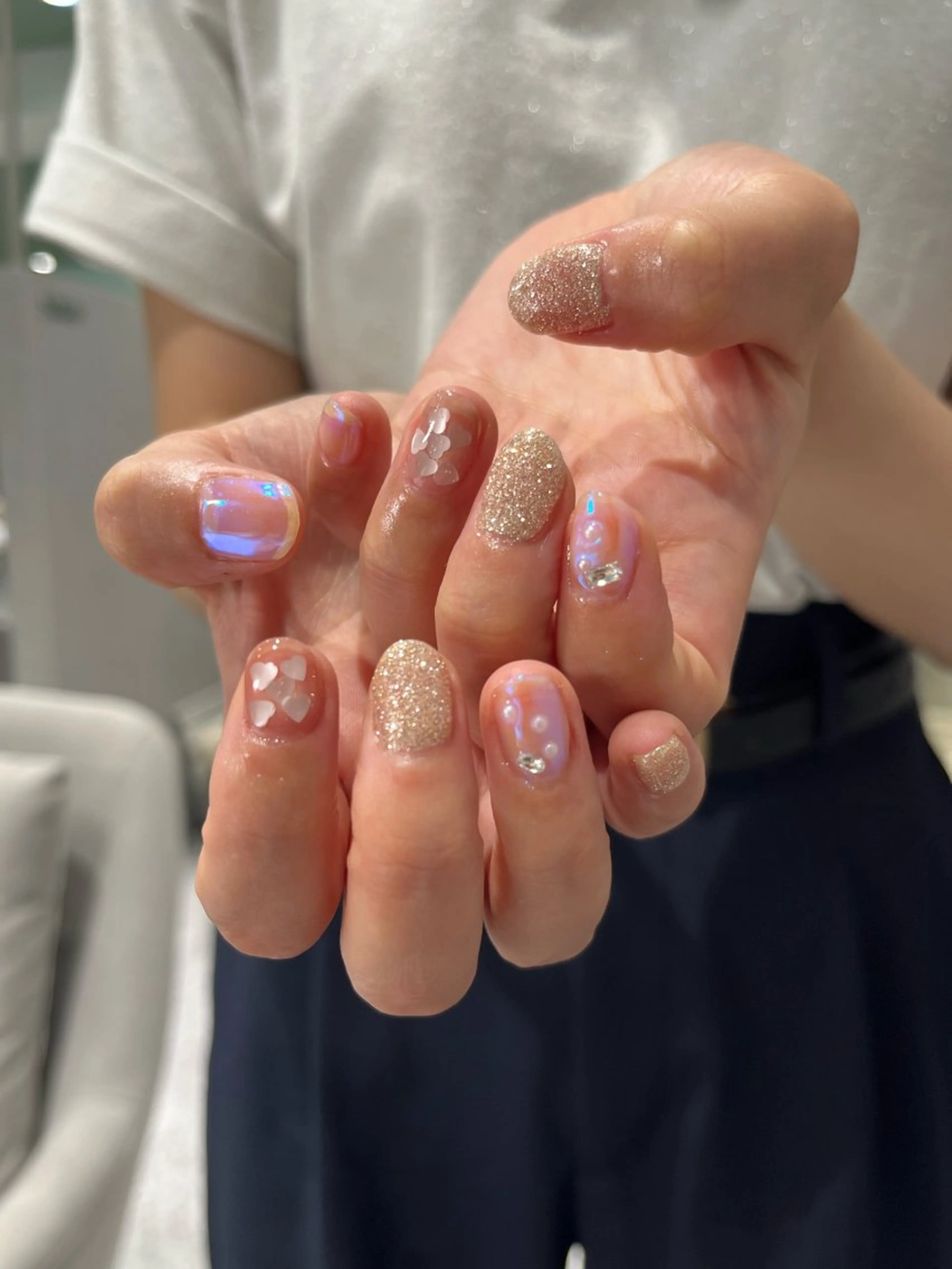 ネイル ハンドネイル GO TODAY  SHAiRE  SALON 横浜solace店所属・yuuna ネイルモデル募集中のネイルデザイン