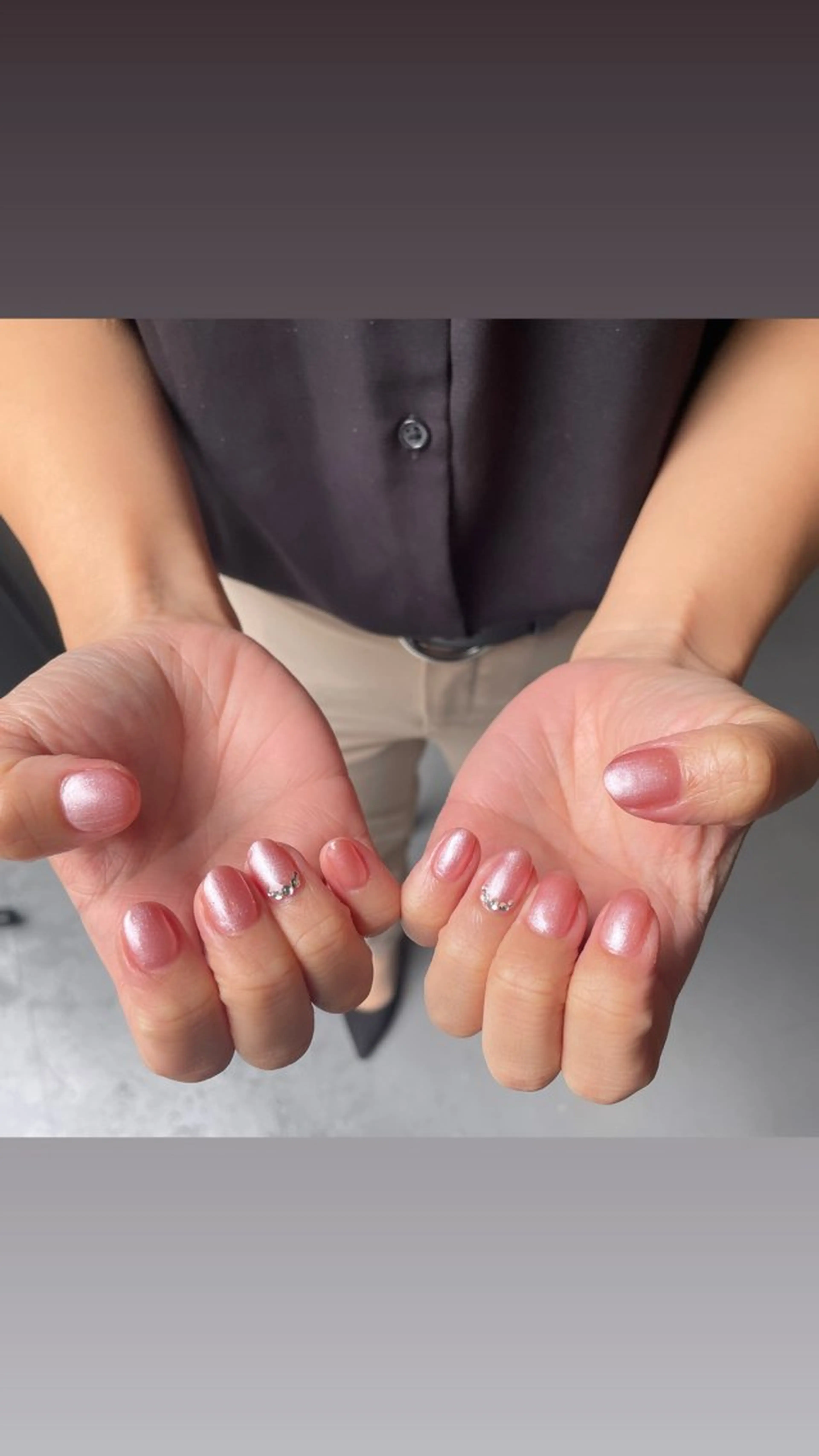 ネイル ラメ(グリッター) ワンカラーネイル ハンドネイル IROHA NAIL nanaのネイルデザイン