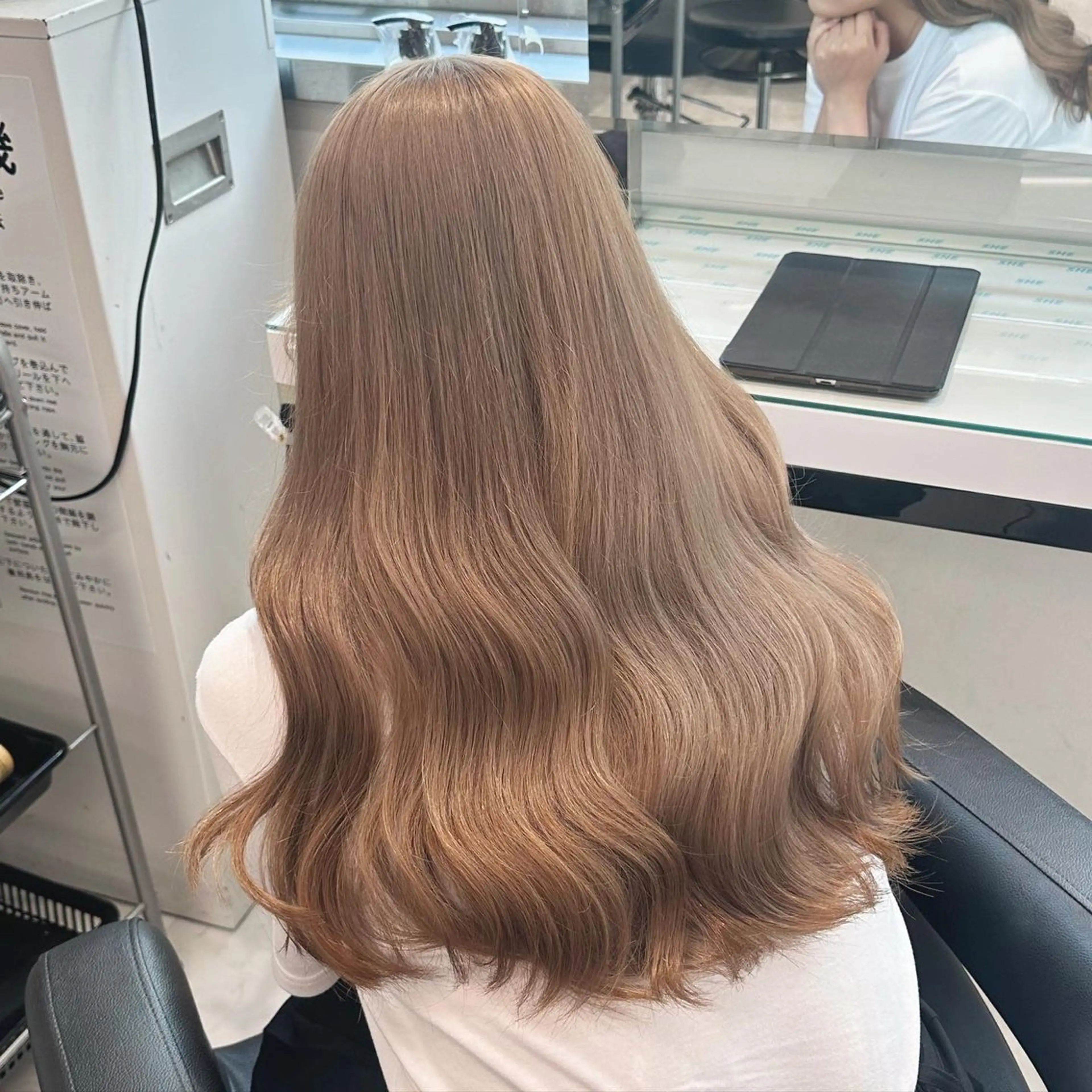 カラー マンツーマン/原宿/ 透明感カラー⭐️のヘアスタイル