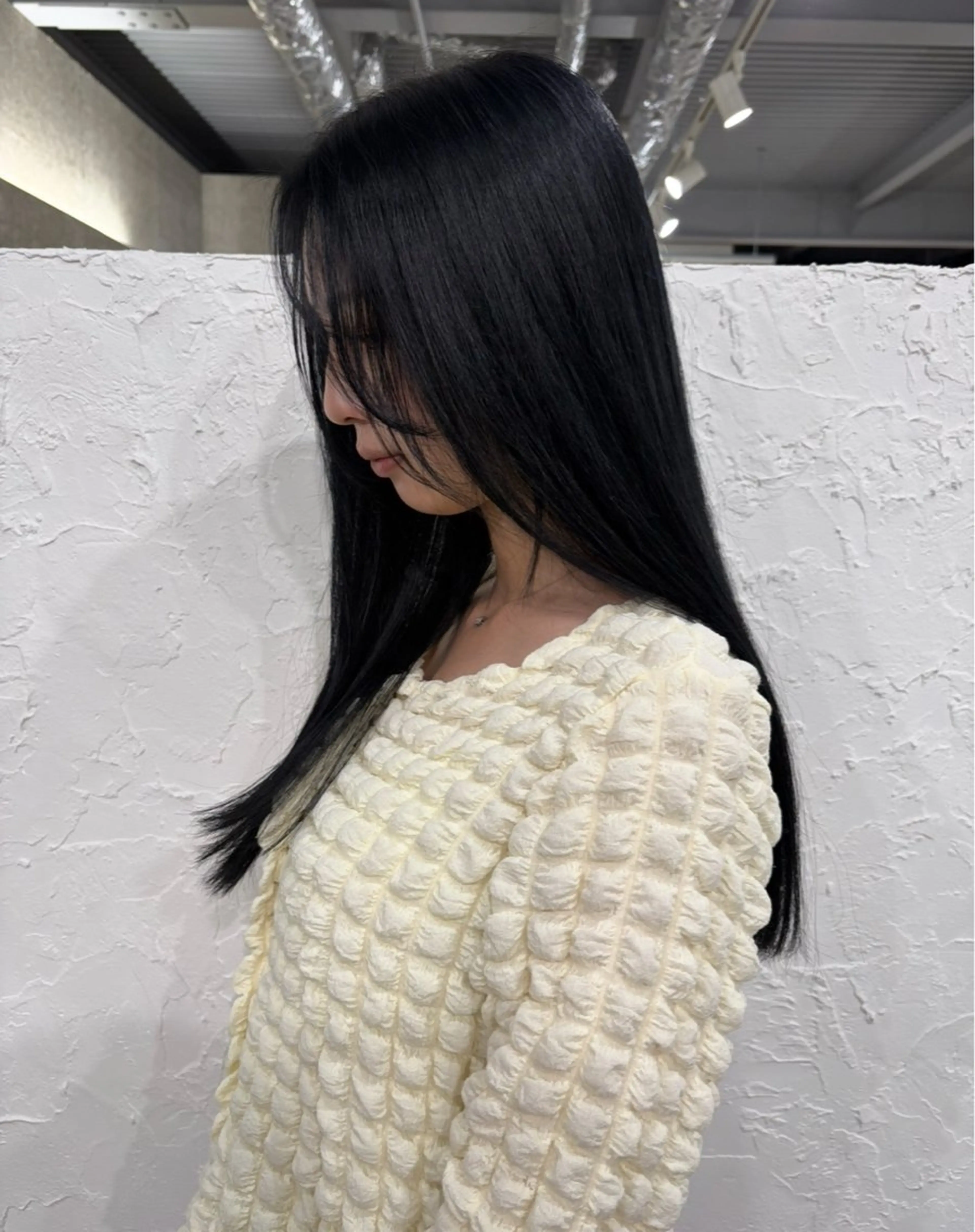 セミロング Iwama momokaのヘアスタイル
