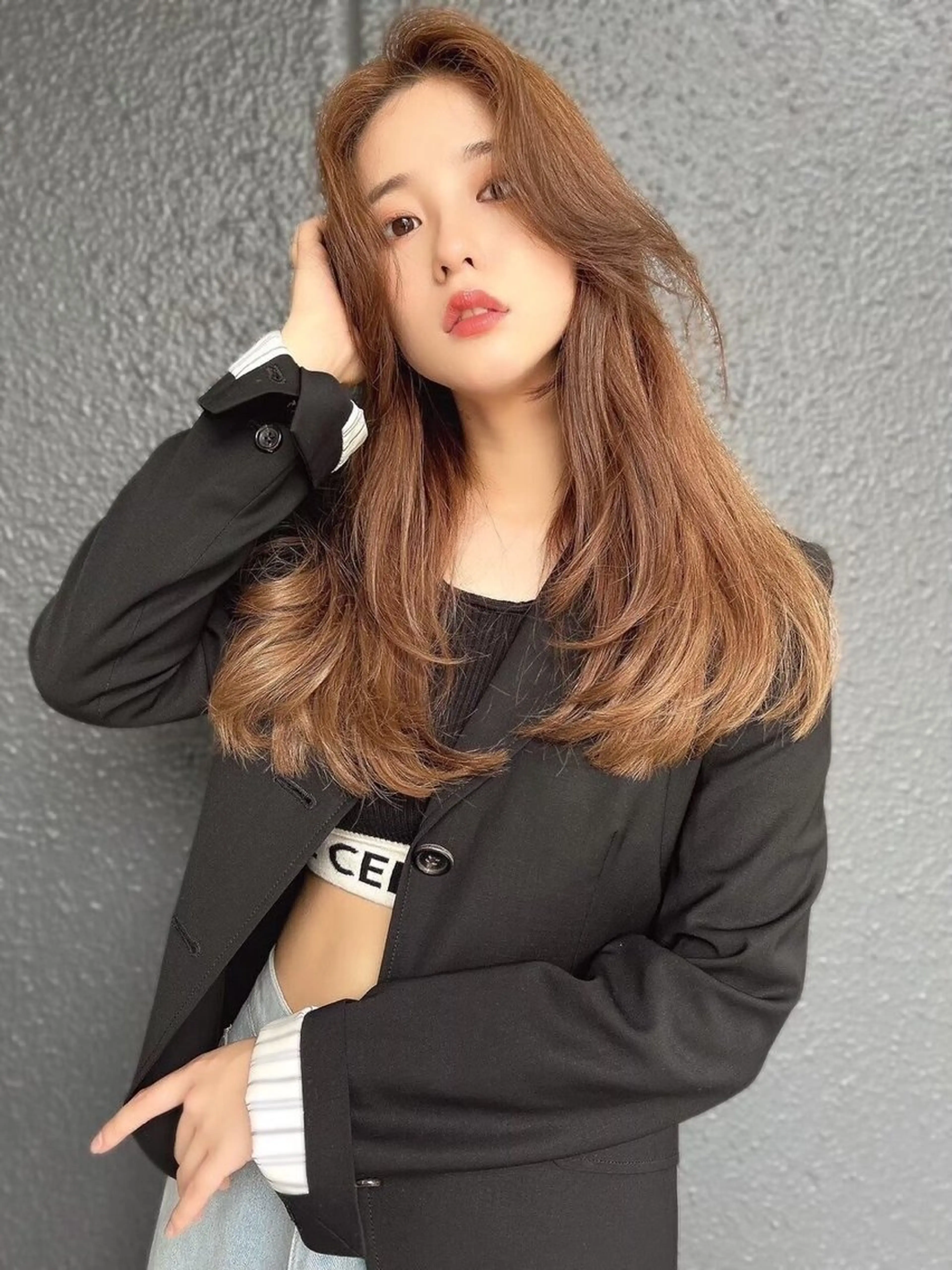 ロング カラー ⭐️店長⭐️ 小淵陸玖のヘアスタイル