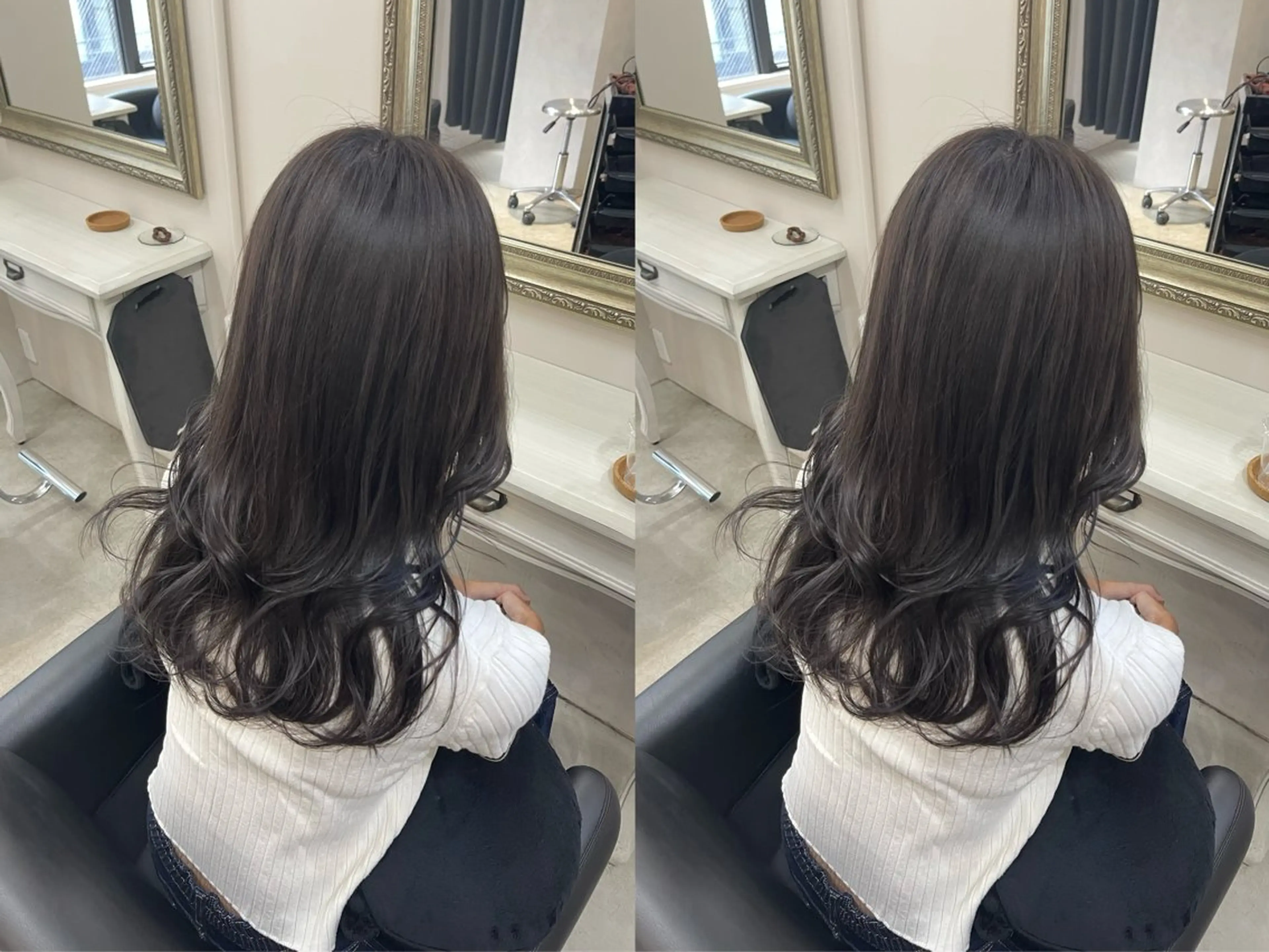 ロング カラー カット 縮毛矯正 トリートメント レイヤー/ 髪質改善/NENEのヘアスタイル
