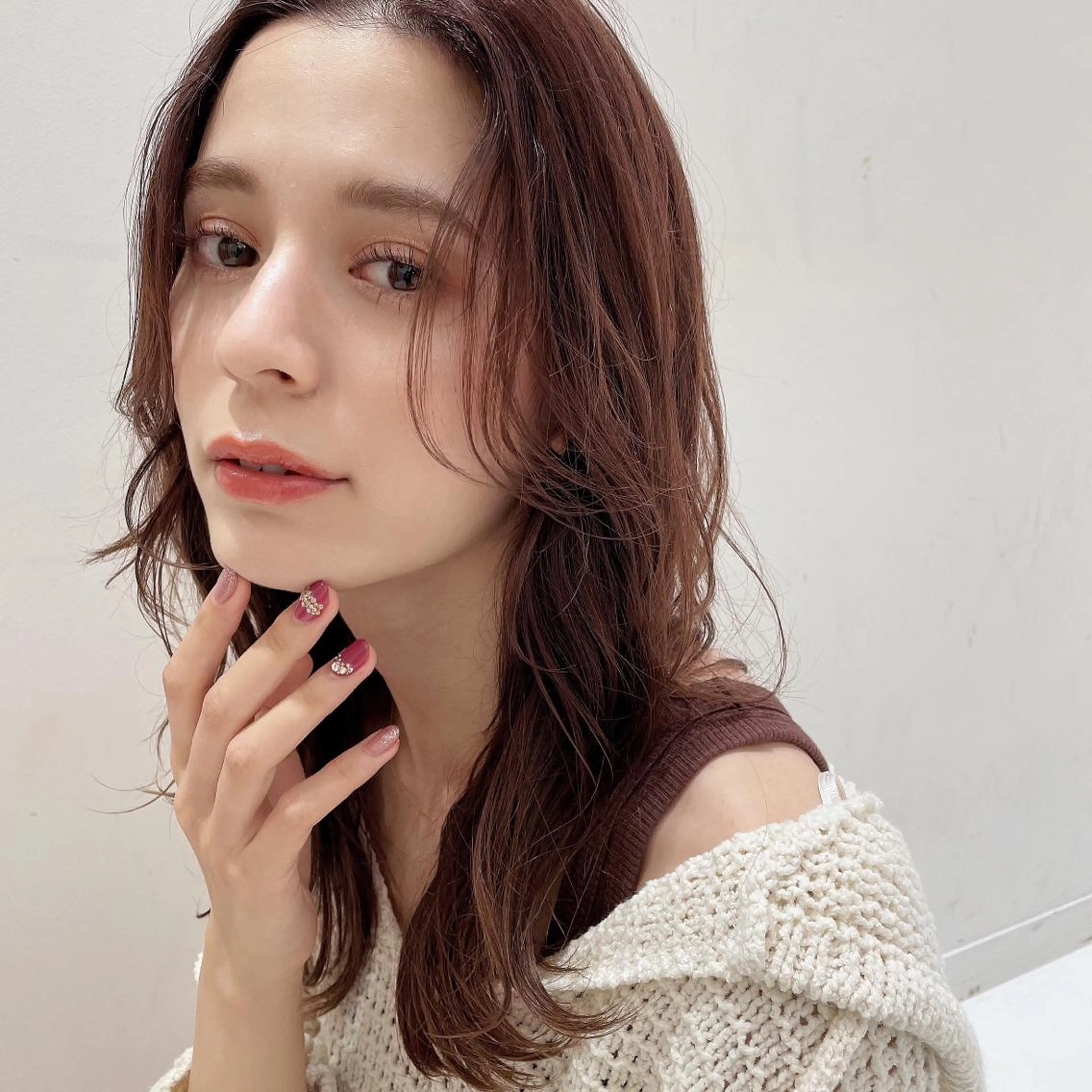 ロング カラー 梅田美容室 山崎海波のヘアスタイル