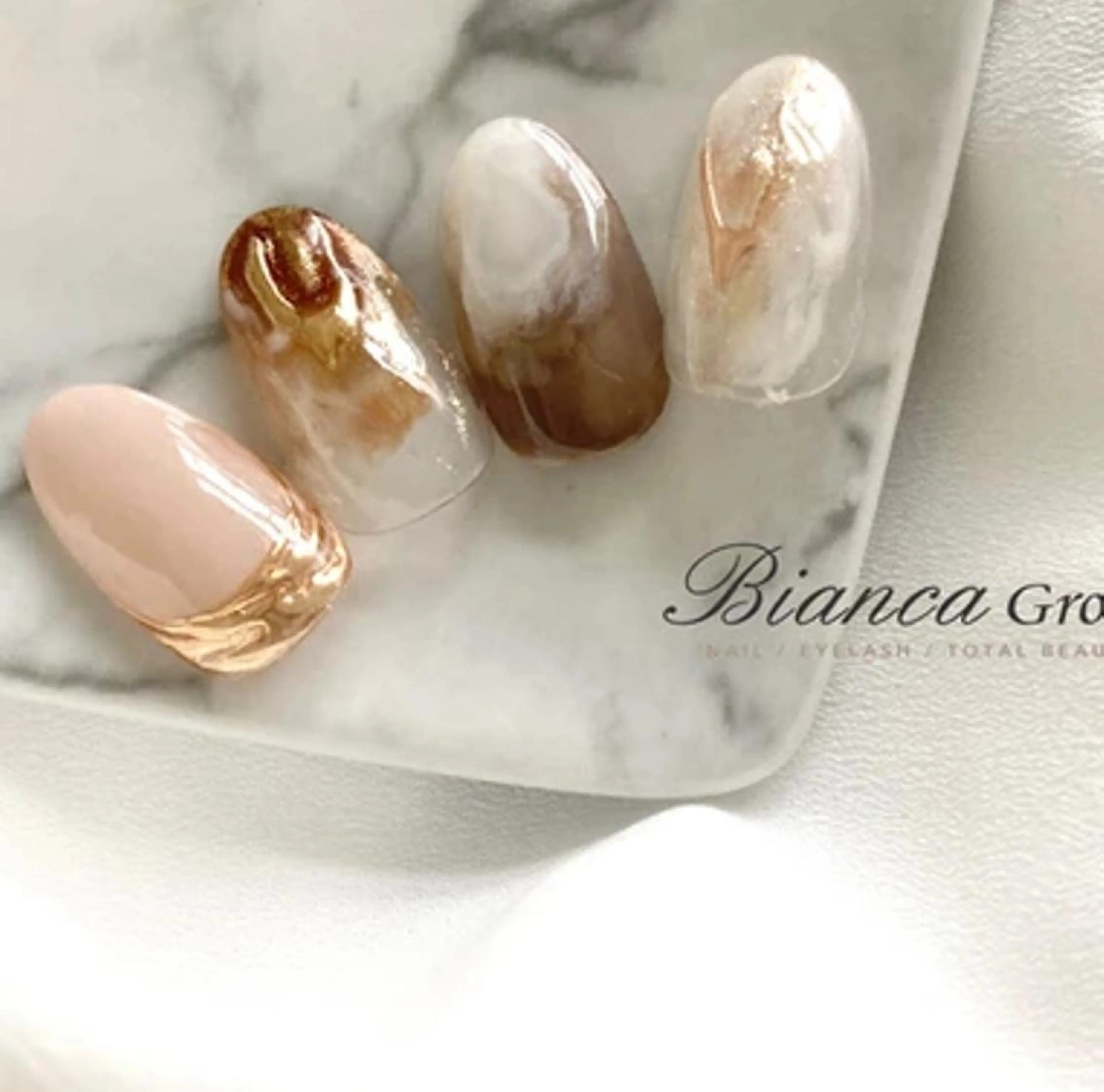 ネイル ハンドネイル フットネイル Bianca 池袋店 HAMASHIMAのネイルデザイン