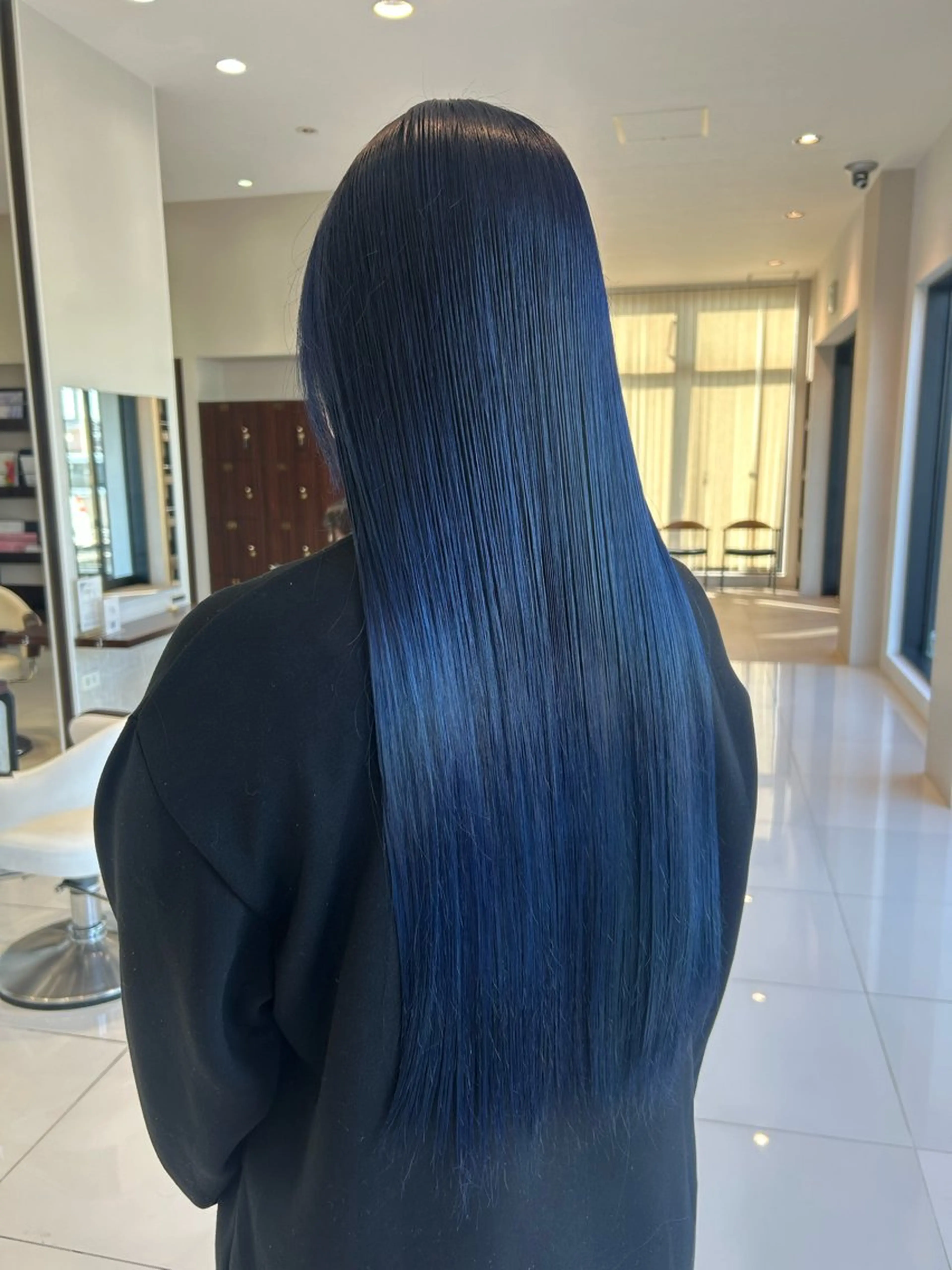 ロング カラー ヘアカラー トリートメント 海外カラー白髪ぼかし ティファニーサユリのヘアスタイル