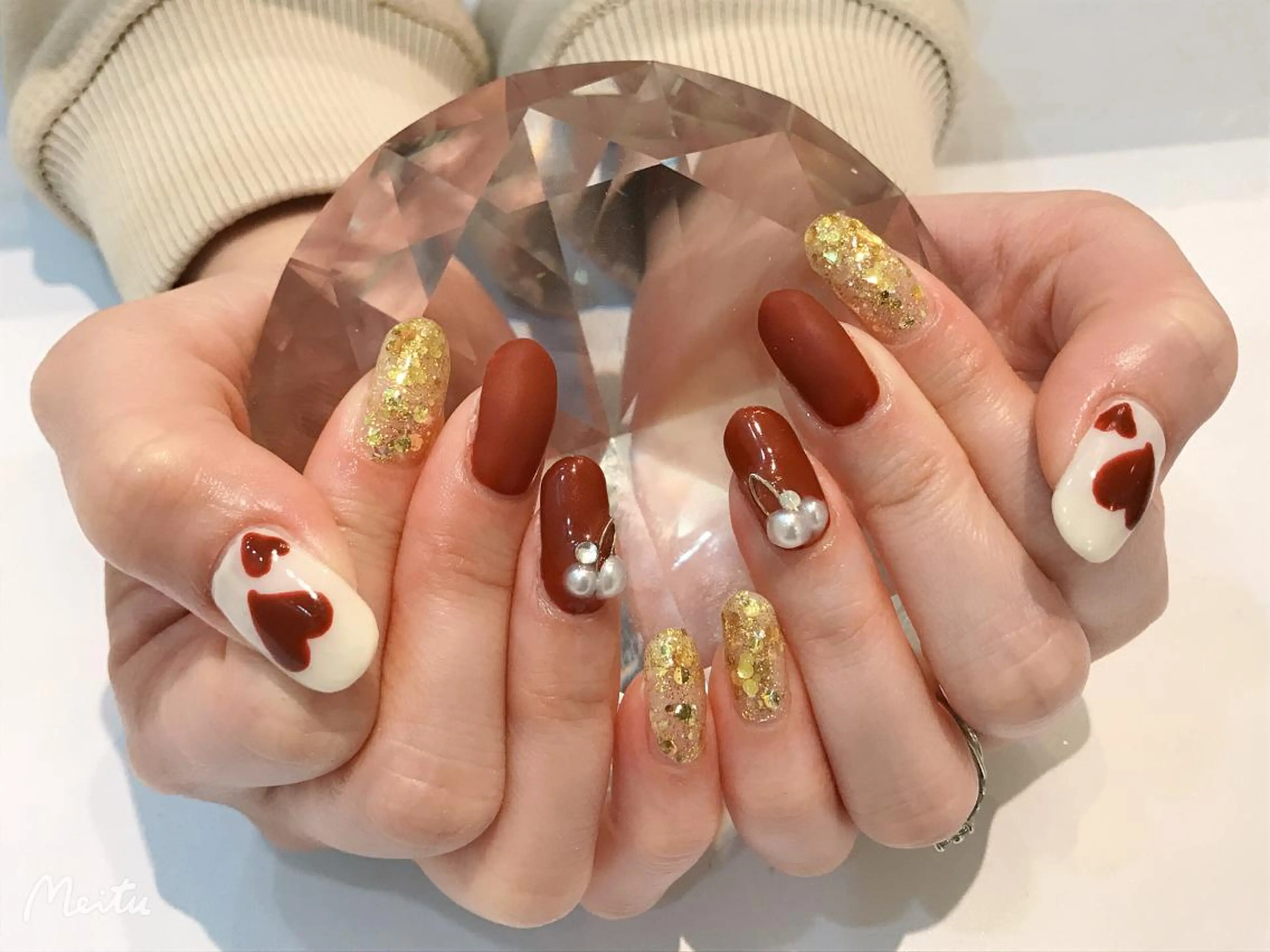 ネイル アートネイル 持ち込み ニュアンスネイル SINCERELY シンシアリー🌈のネイルデザイン