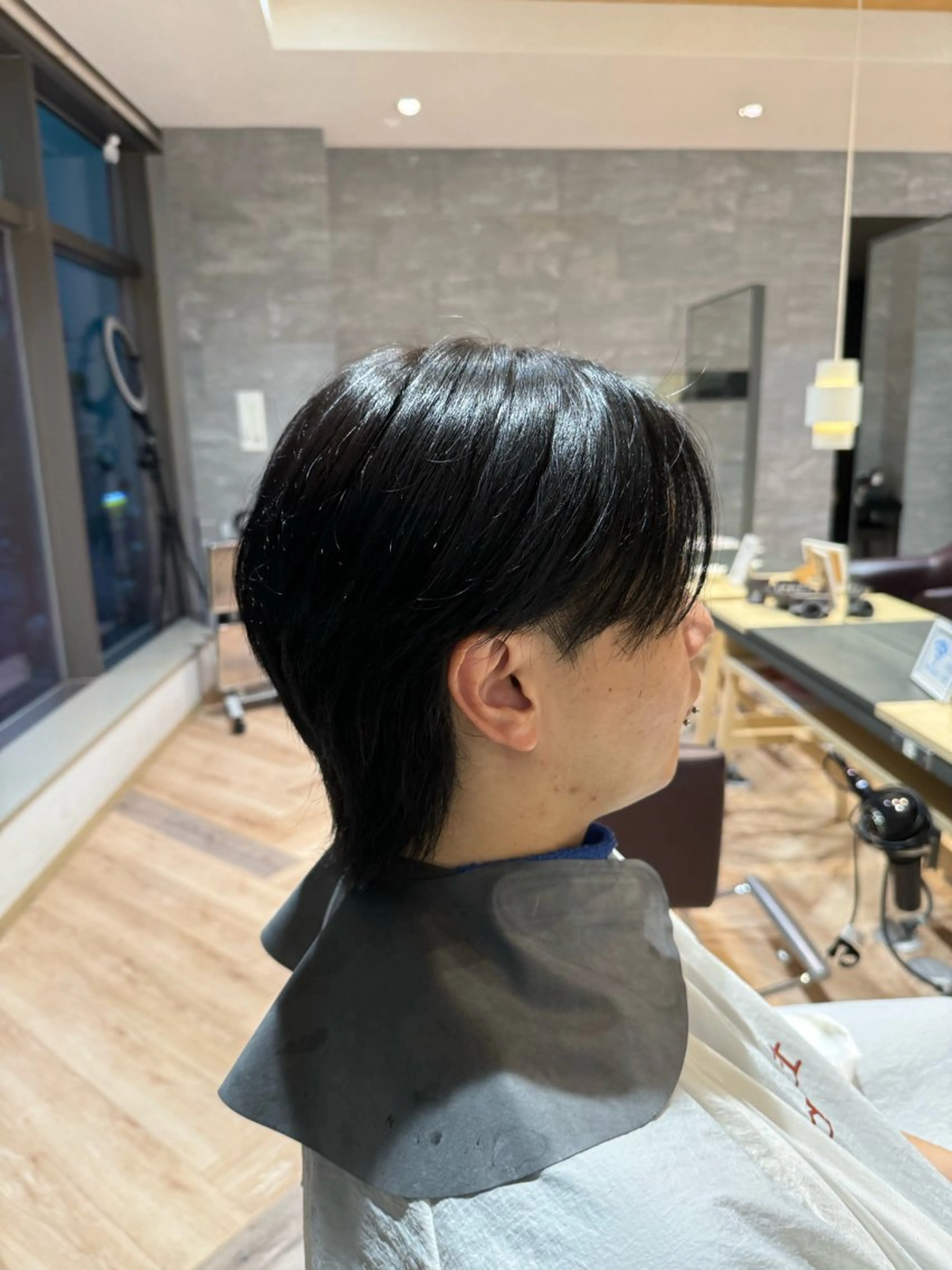 ショート メンズ メンズ特化/ センターパート/八谷のヘアスタイル