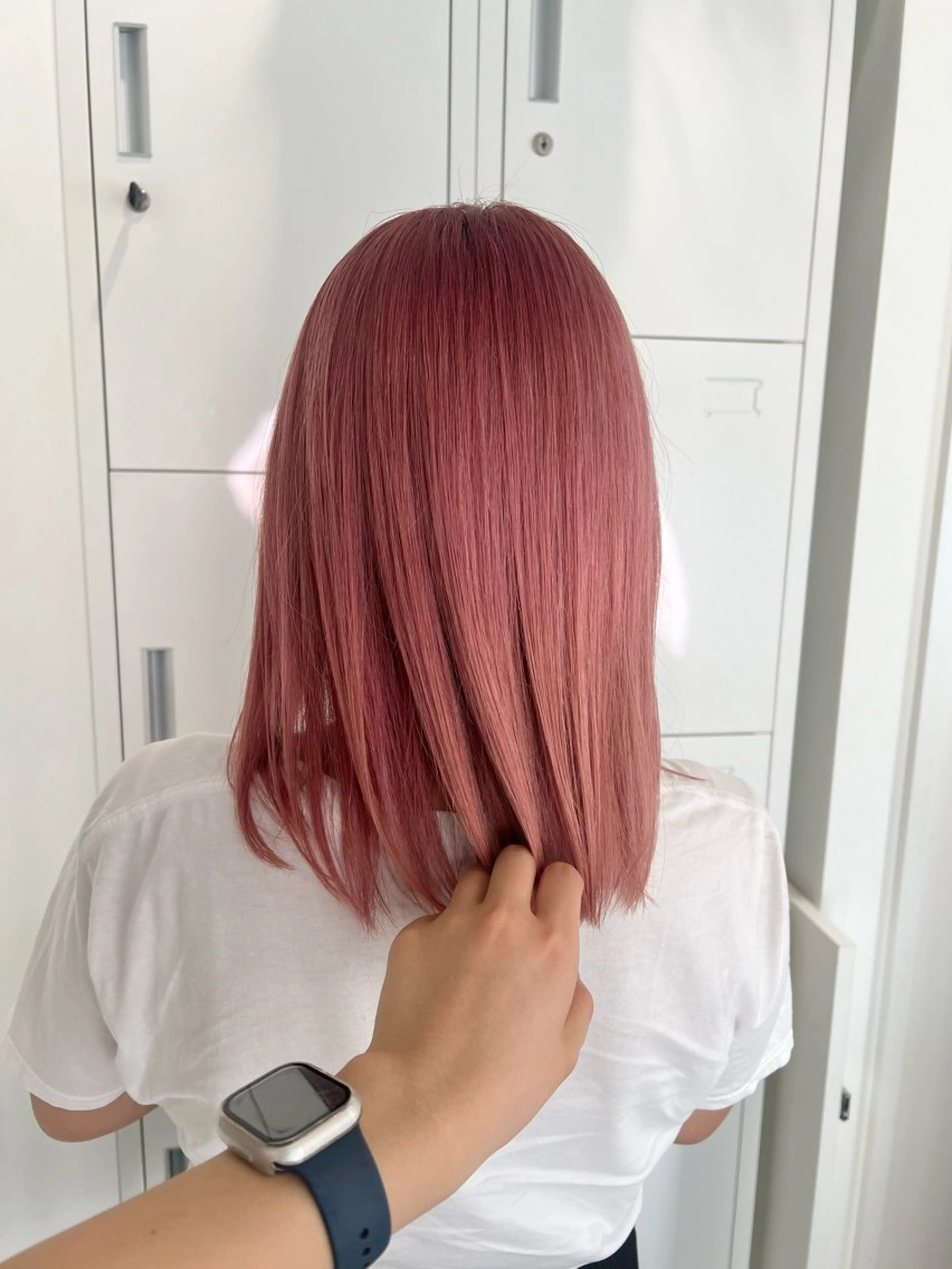 ミディアム カラー ヘアカラー 黒阪 なみのヘアスタイル