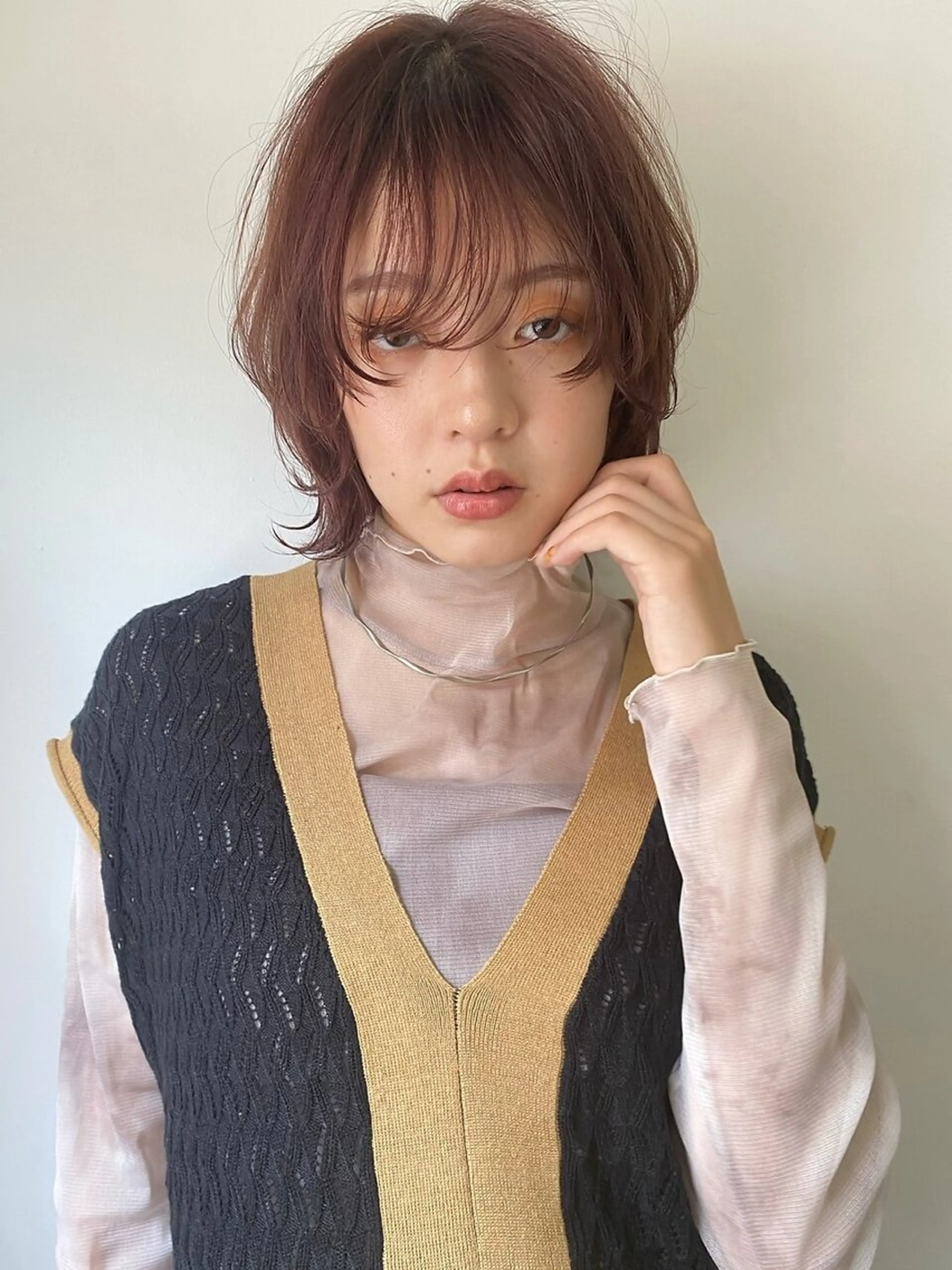 ショート エミュ（emu）所属・emu minekoのヘアスタイル