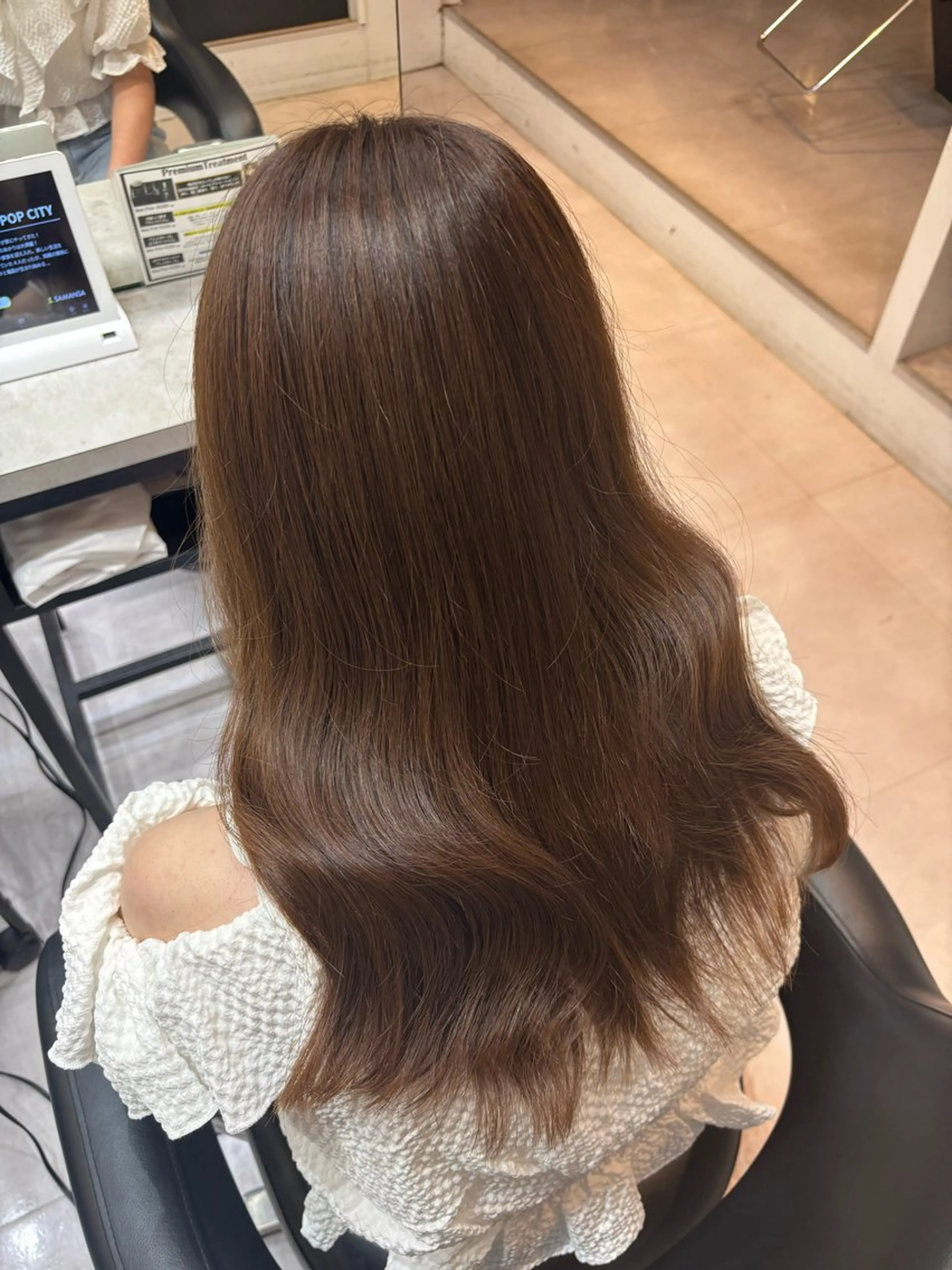 ロング カラー 艶感カラー特化美容師 久万祐人のヘアスタイル