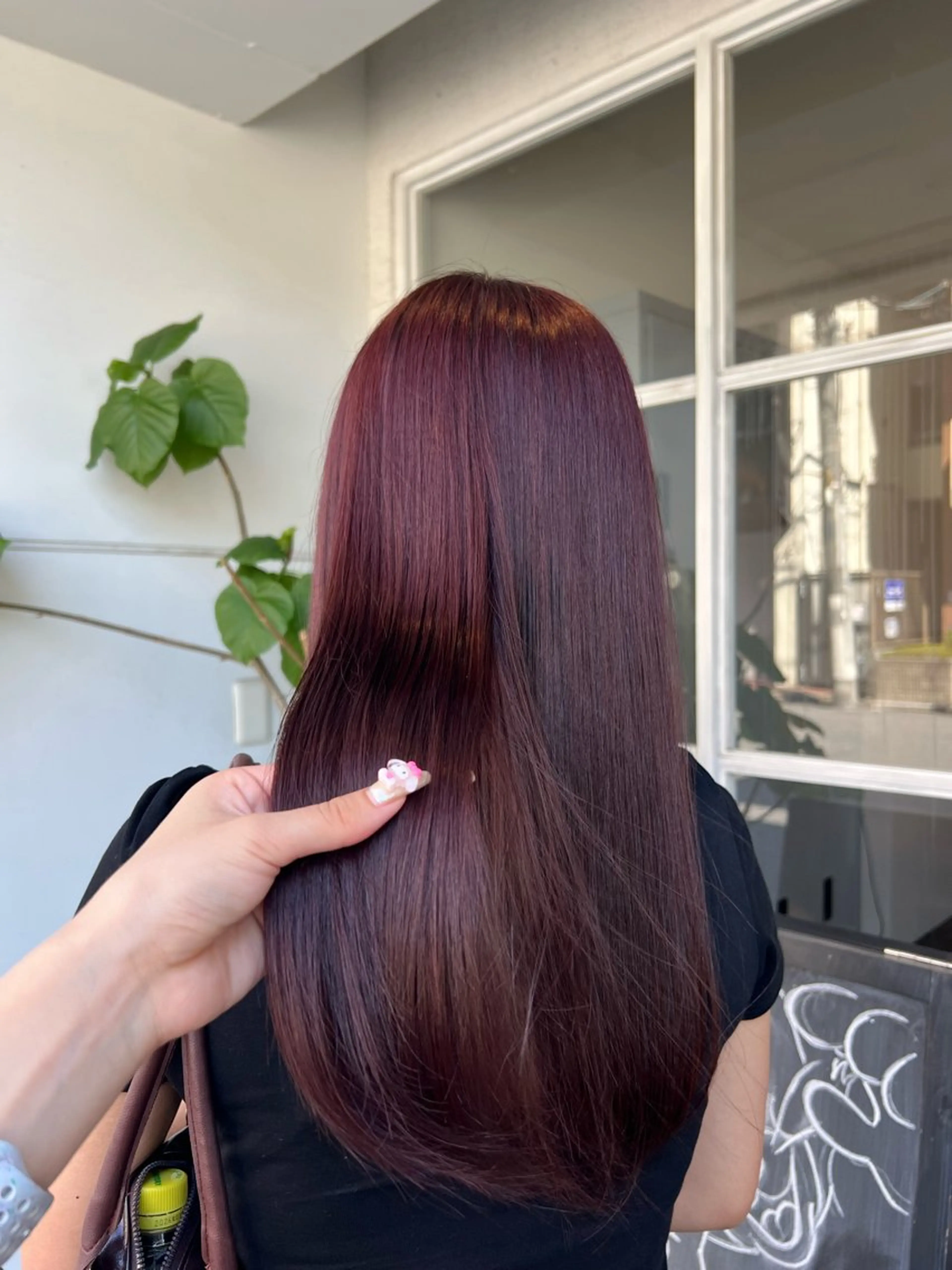 ロング カラー ヘアカラー トリートメント ワタナベ モカ🦢のヘアスタイル