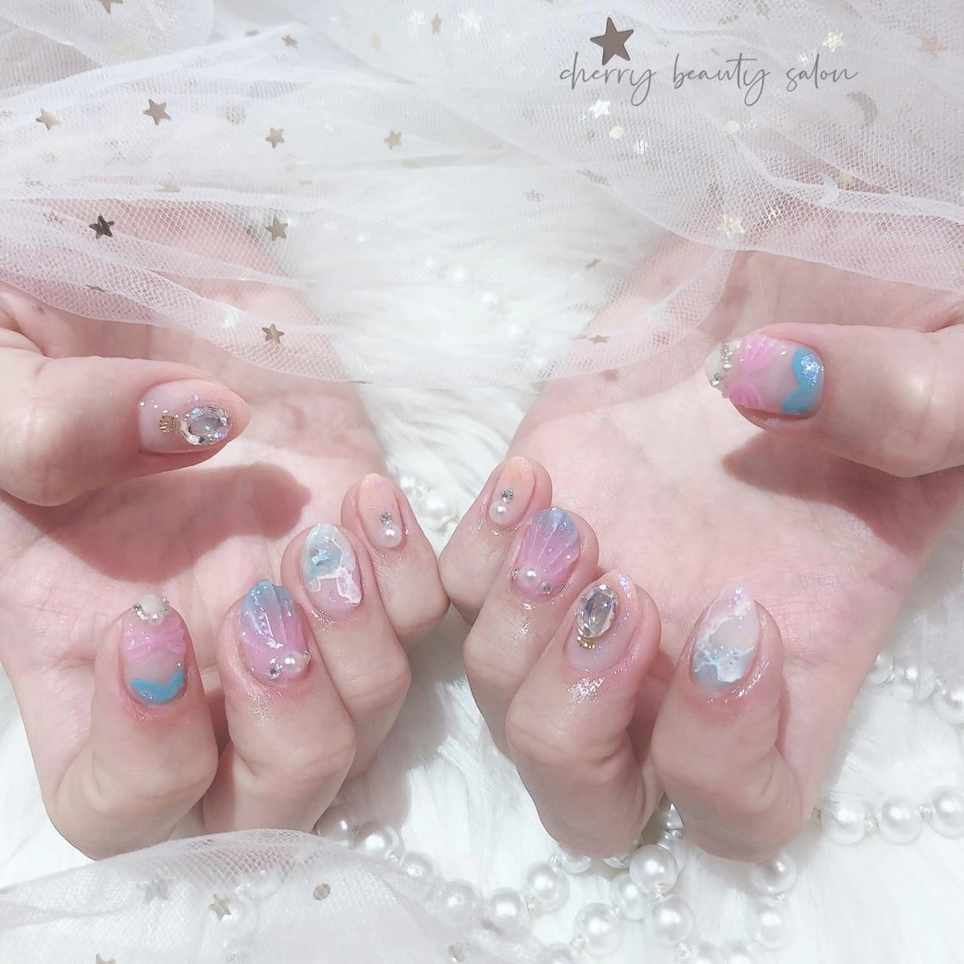 ネイル ハンドネイル ハンドケア SAKURA 🍒のネイルデザイン