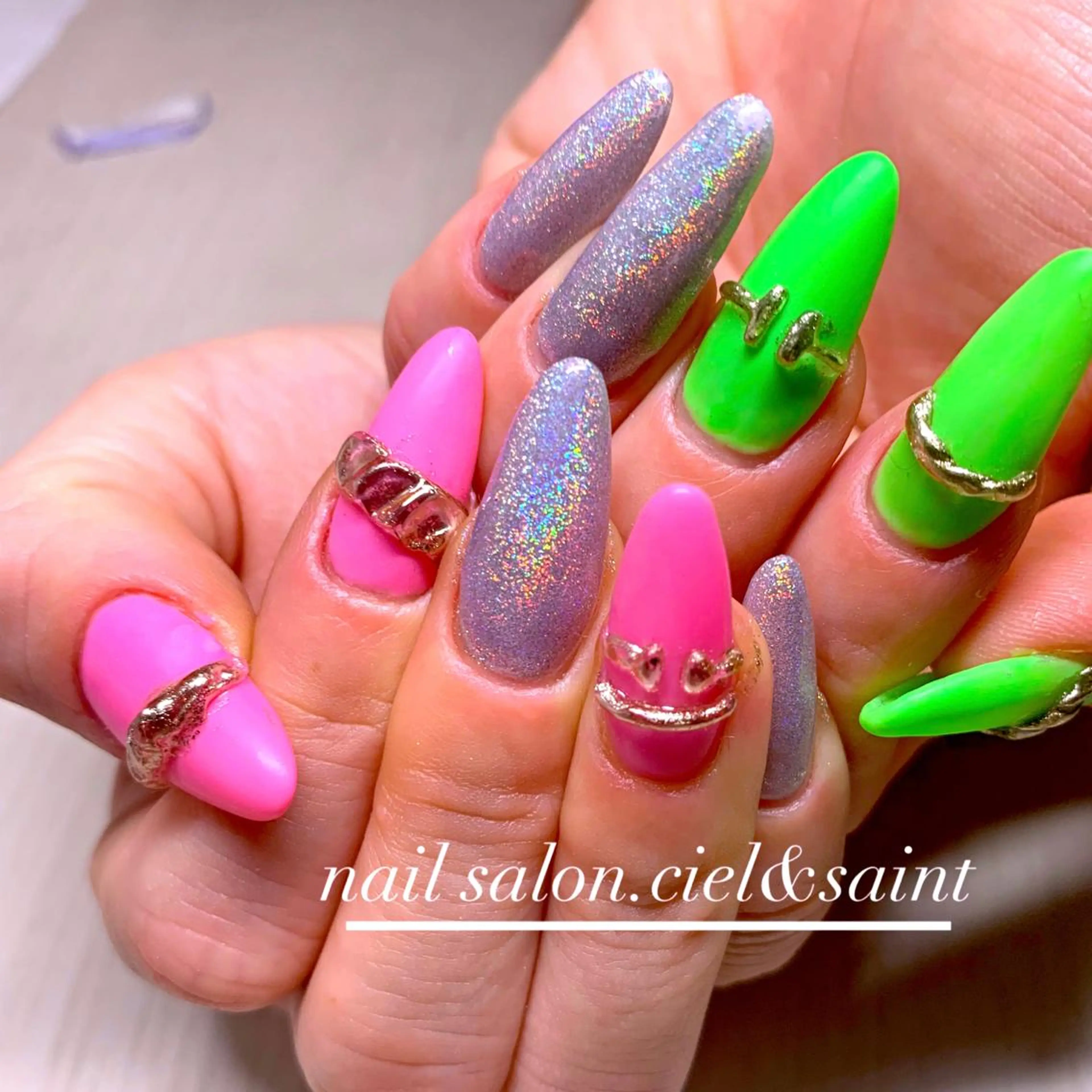 ネイル nail salon ciel&saintのネイルデザイン
